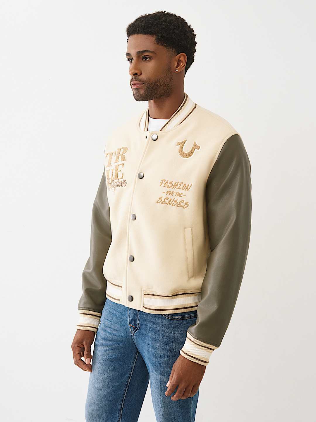 BUDDHA BRAND VARSITY JACKET, image 4