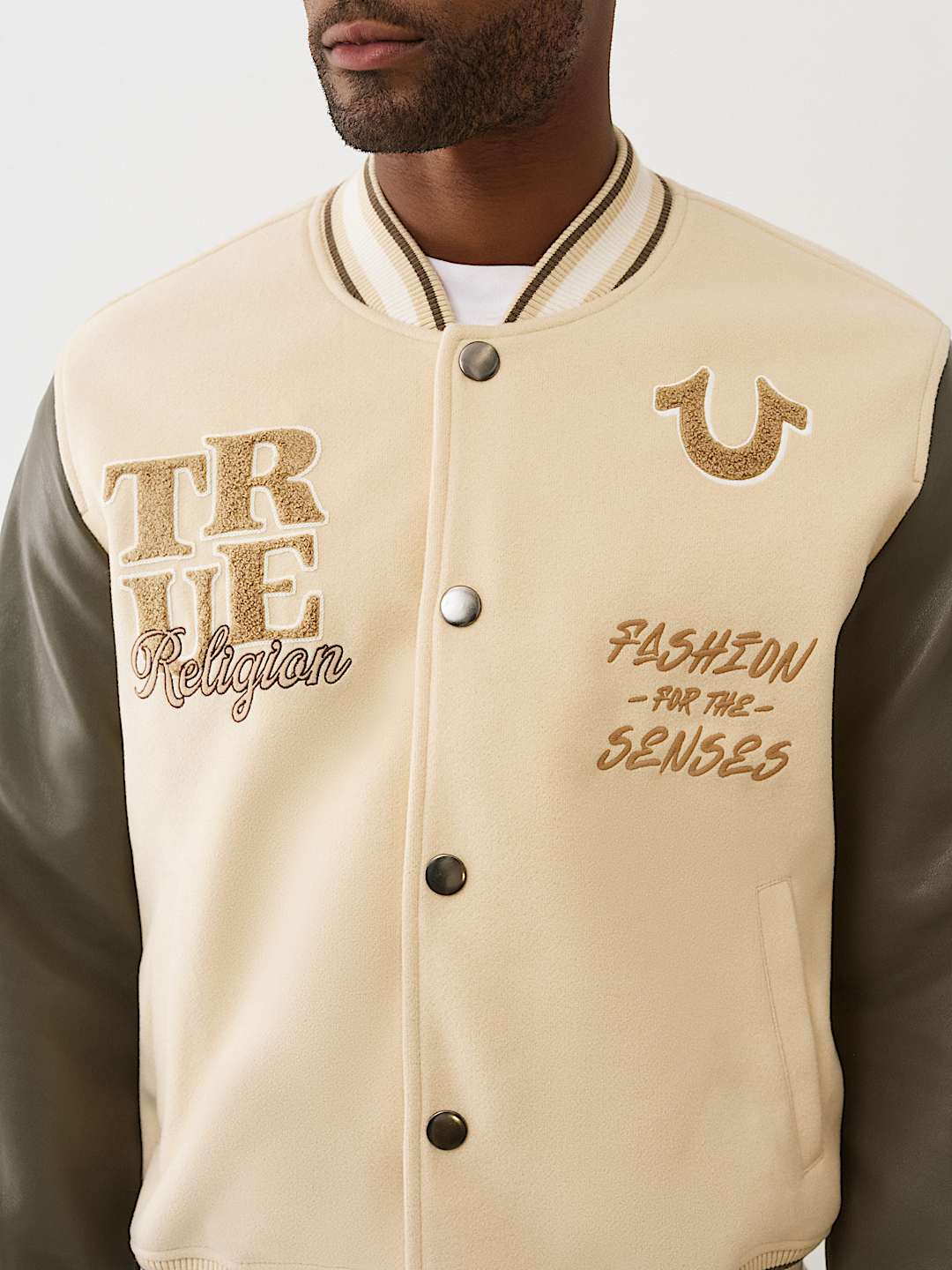 BUDDHA BRAND VARSITY JACKET, image 1