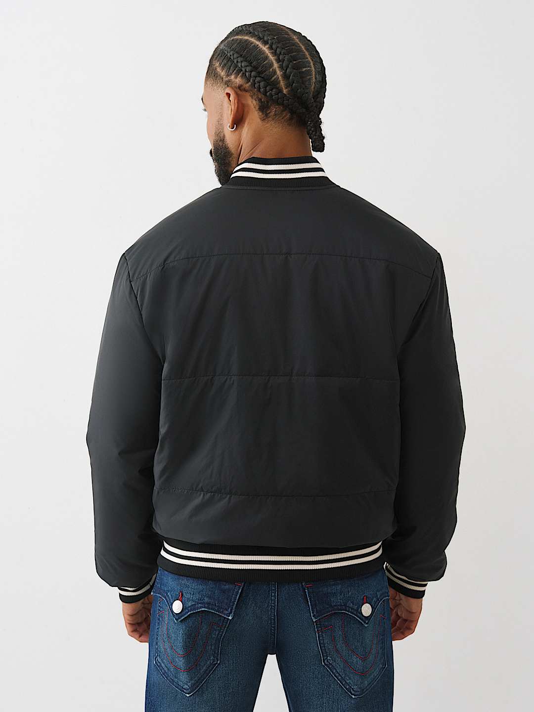 TWO-TONE ZIP PUFFER JACKET , image 5