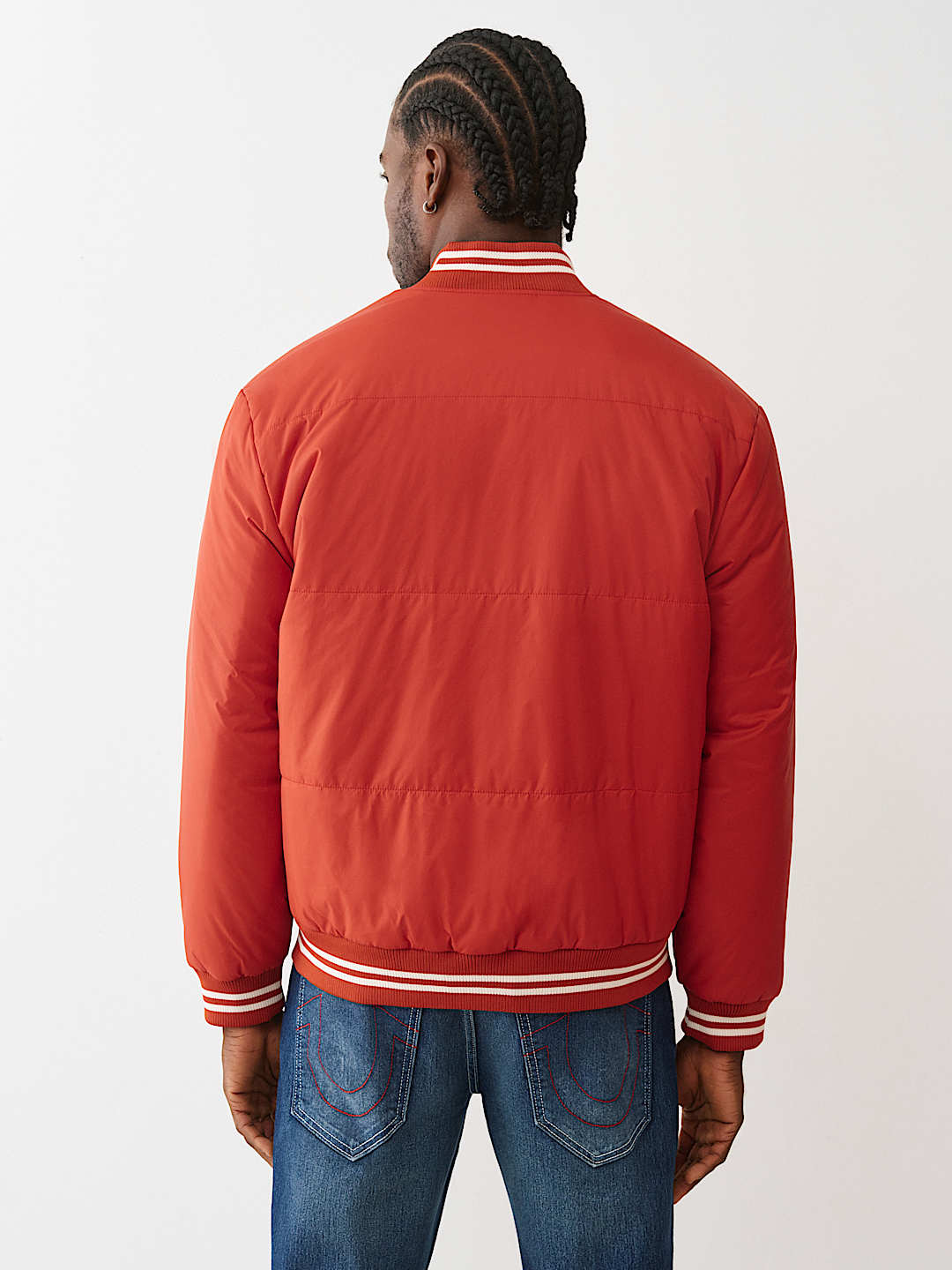 TWO-TONE ZIP PUFFER JACKET , image 4