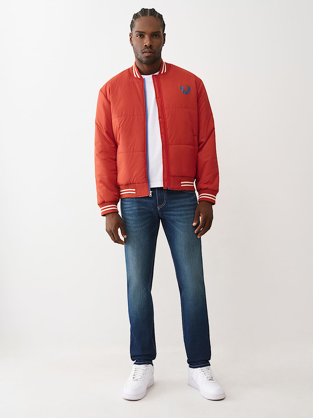 TWO-TONE ZIP PUFFER JACKET , image 5