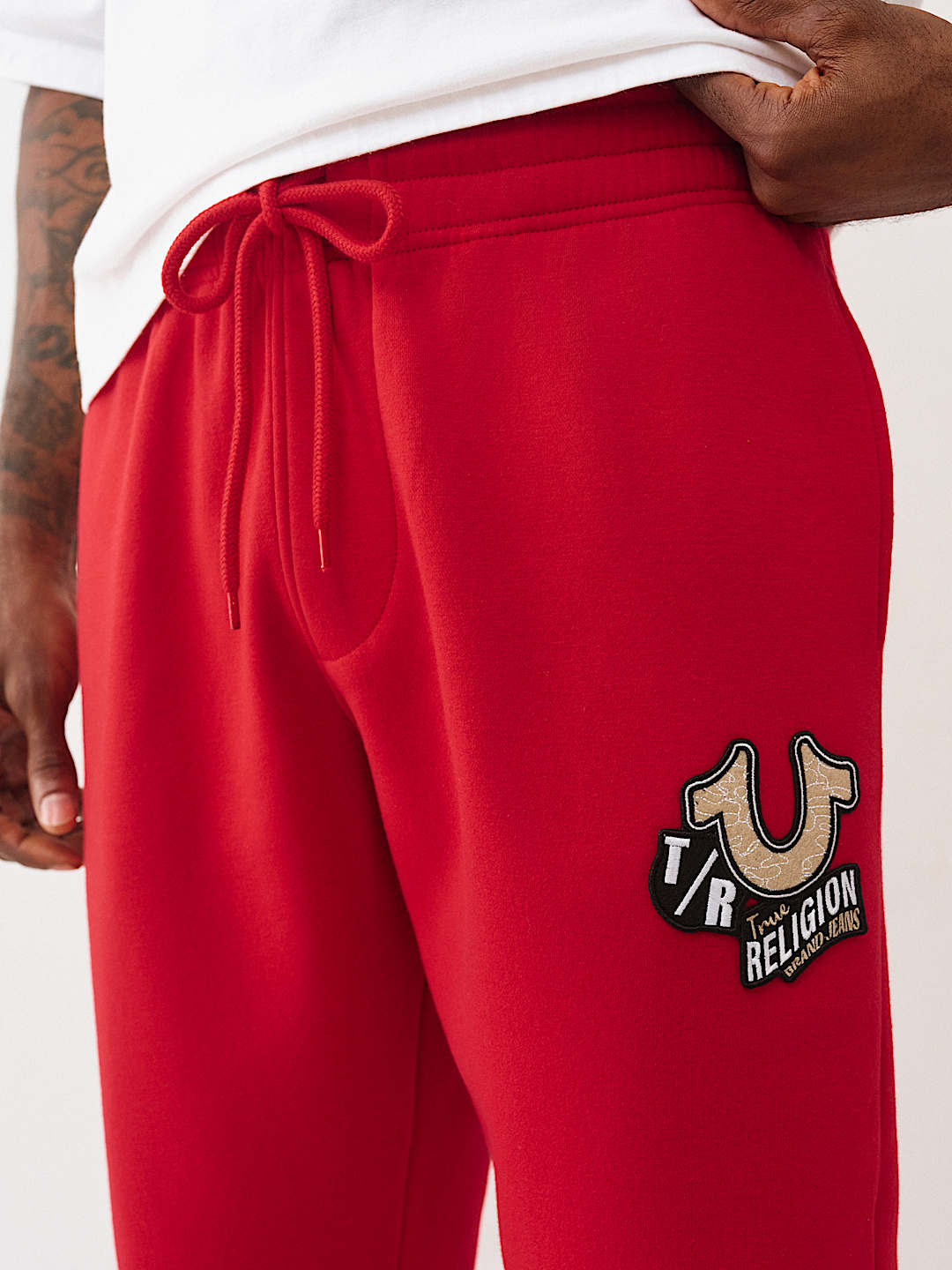 EMBROIDERED PATCH HORSESHOE JOGGER, image 5