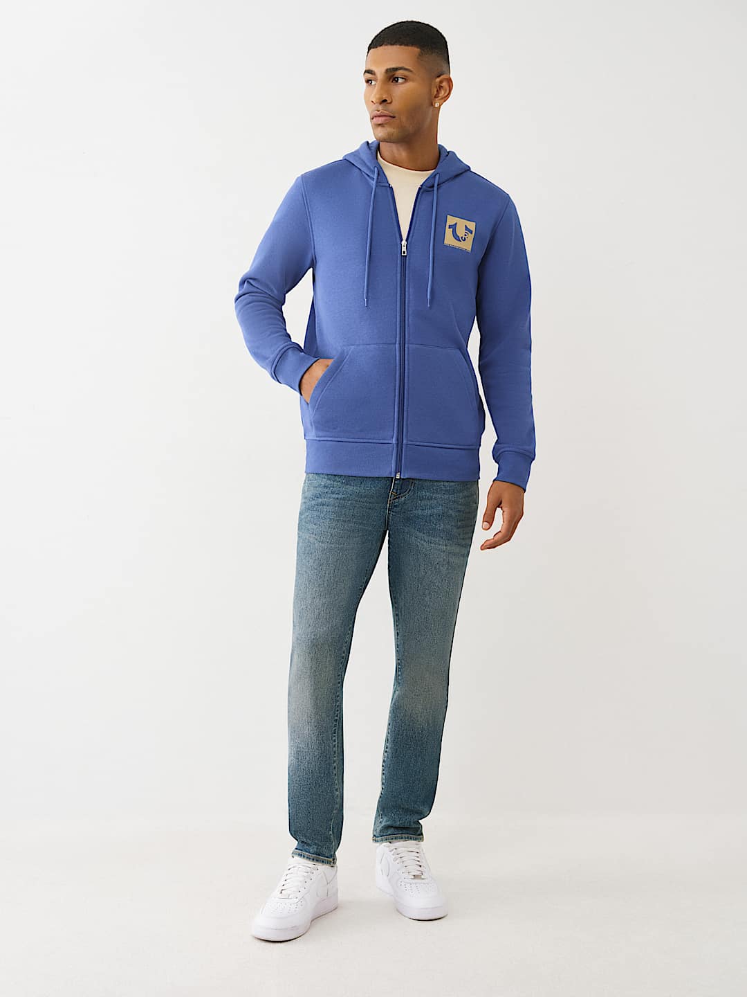 HORSESHOE OUTLINE ZIP HOODIE, image 6