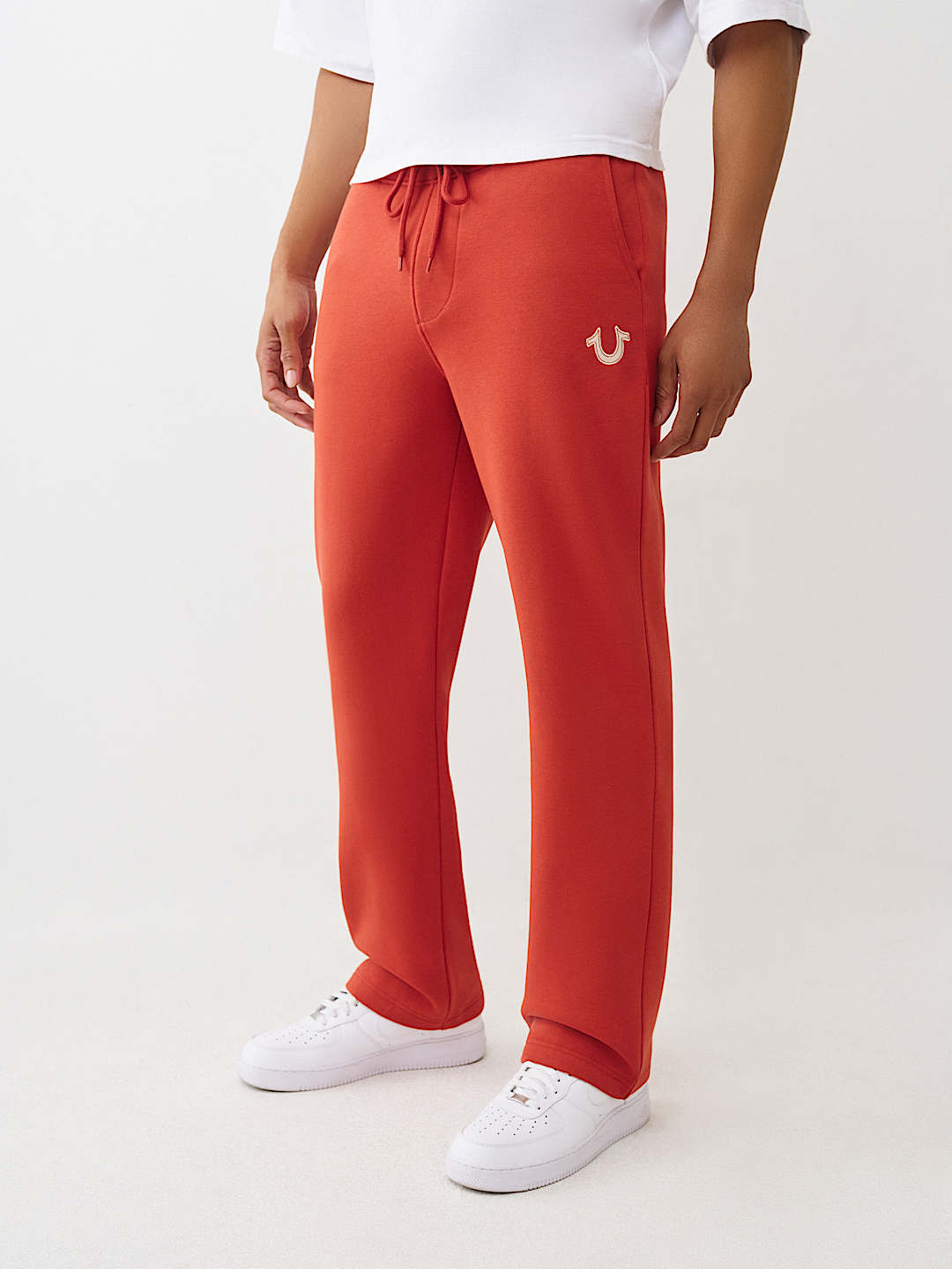 HORSESHOE EMBROIDERED STRAIGHT SWEATPANT, image 1