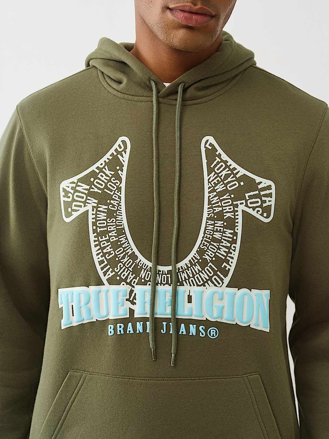 SUDADERA CON CAPUCHA, HERRADURA Y CIUDAD, image 1