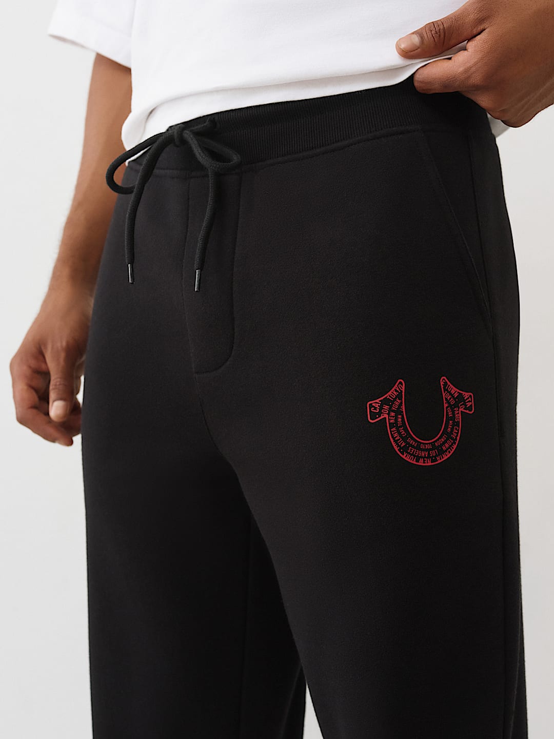 SPIRAL HORSESHOE STRAIGHT SWEATPANT, image 3