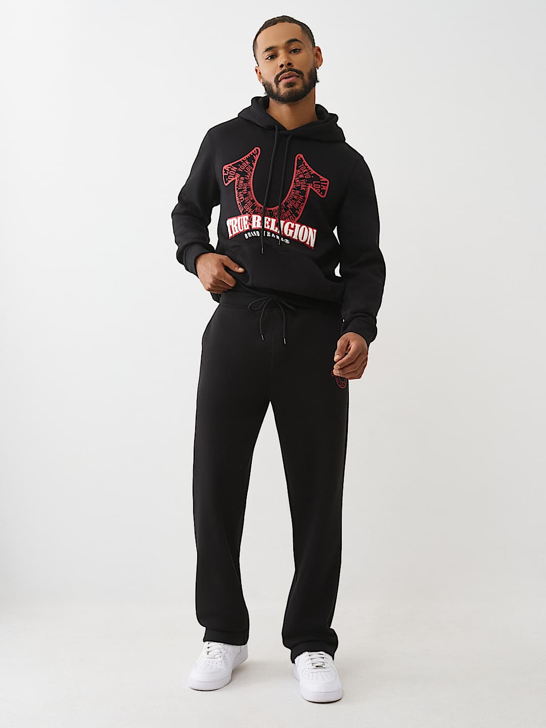 SPIRAL HORSESHOE STRAIGHT SWEATPANT, image 5
