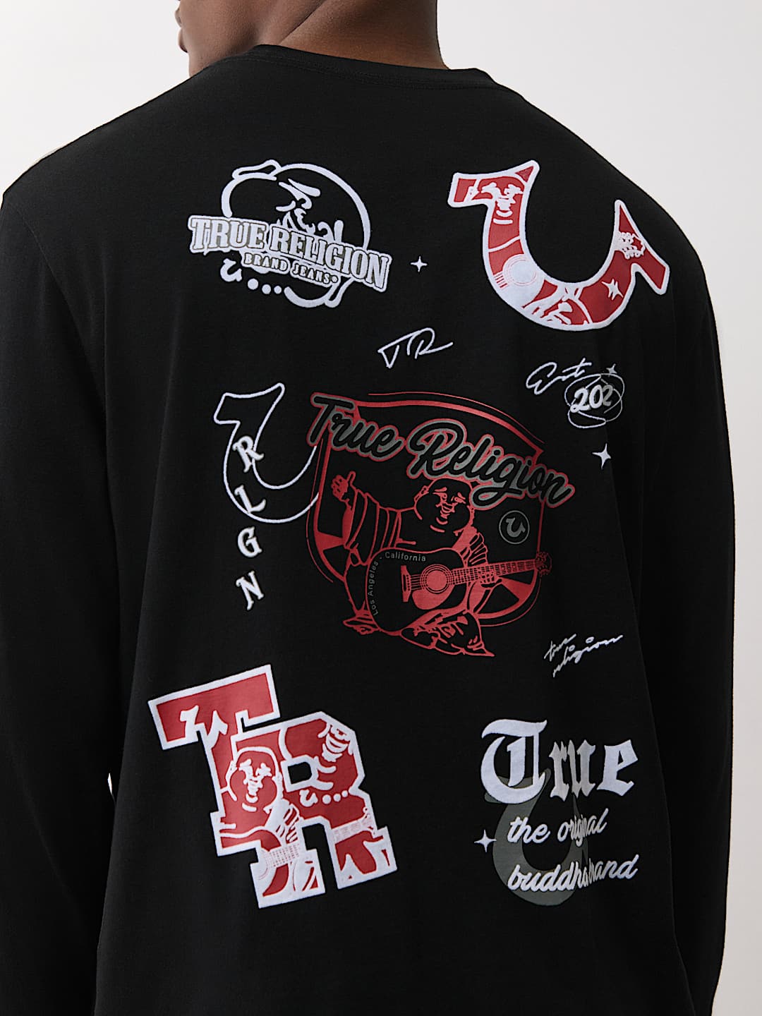 SCATTERED GRAPHICS LONG SLEEVE TEE