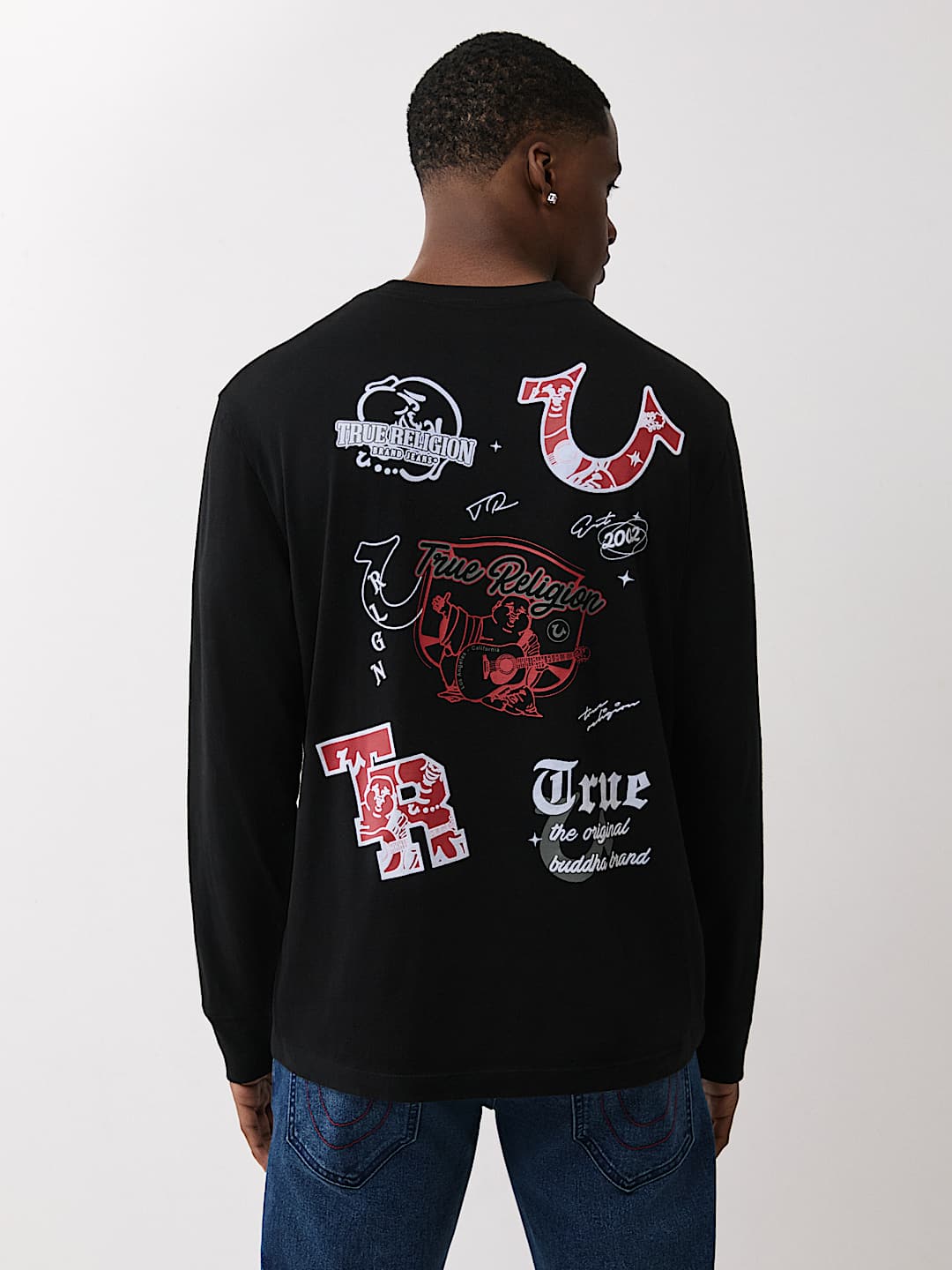 SCATTERED GRAPHICS LONG SLEEVE TEE