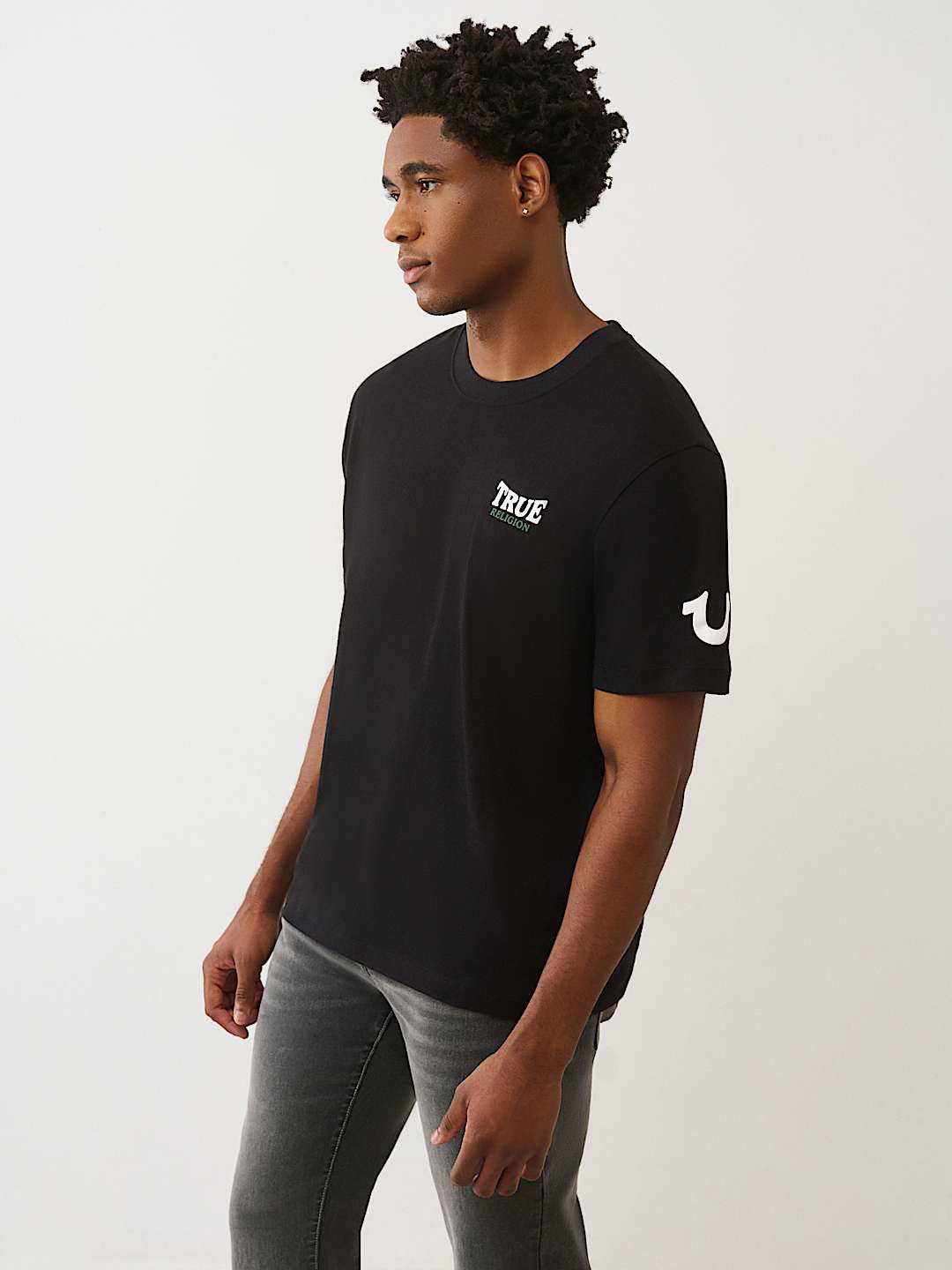 CAMISETA CON GR&Aacute;FICO DE BUDDHA DISTORSIONADO, image 3