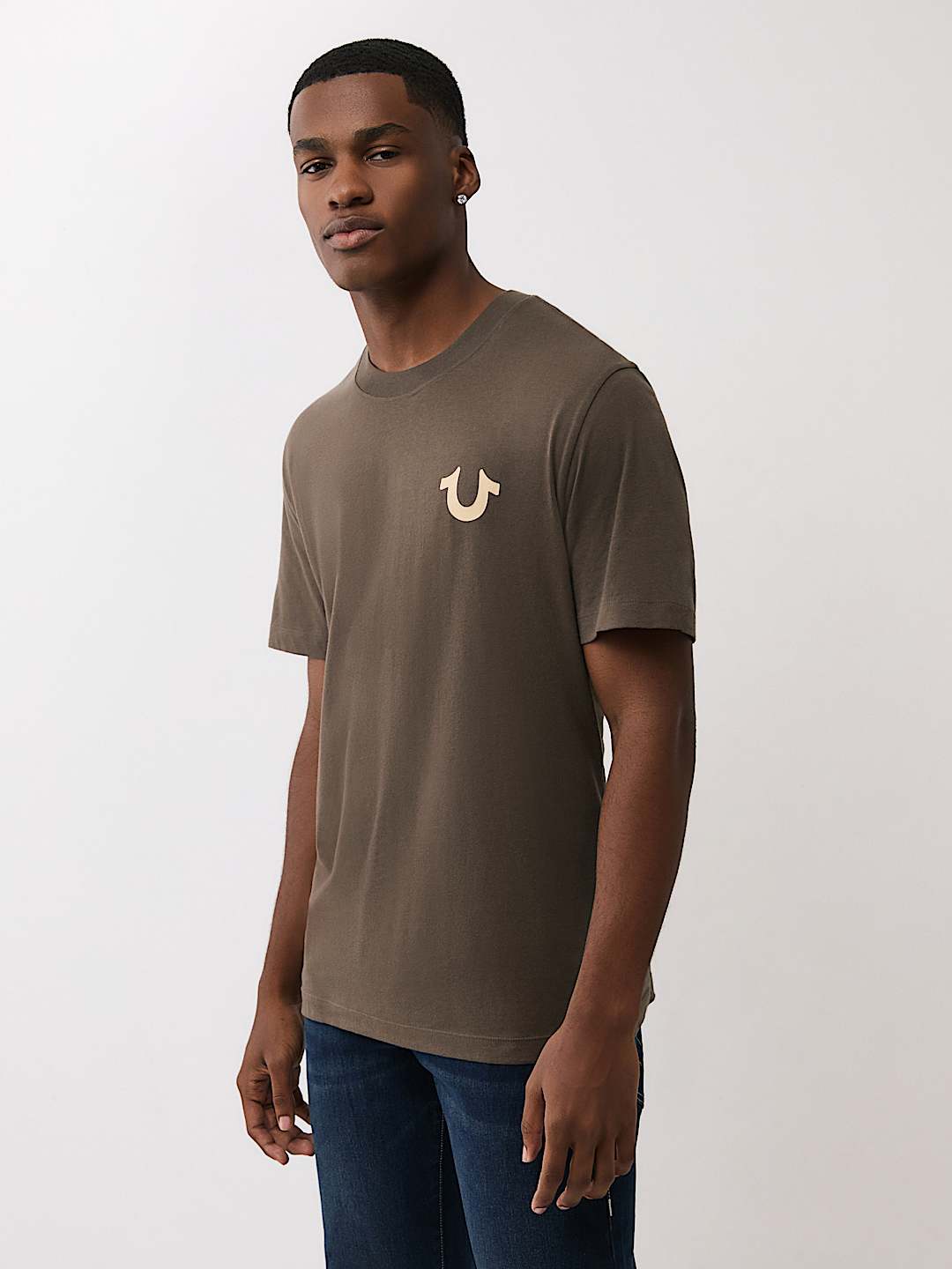 STITCHED LOGO BUDDHA TEE