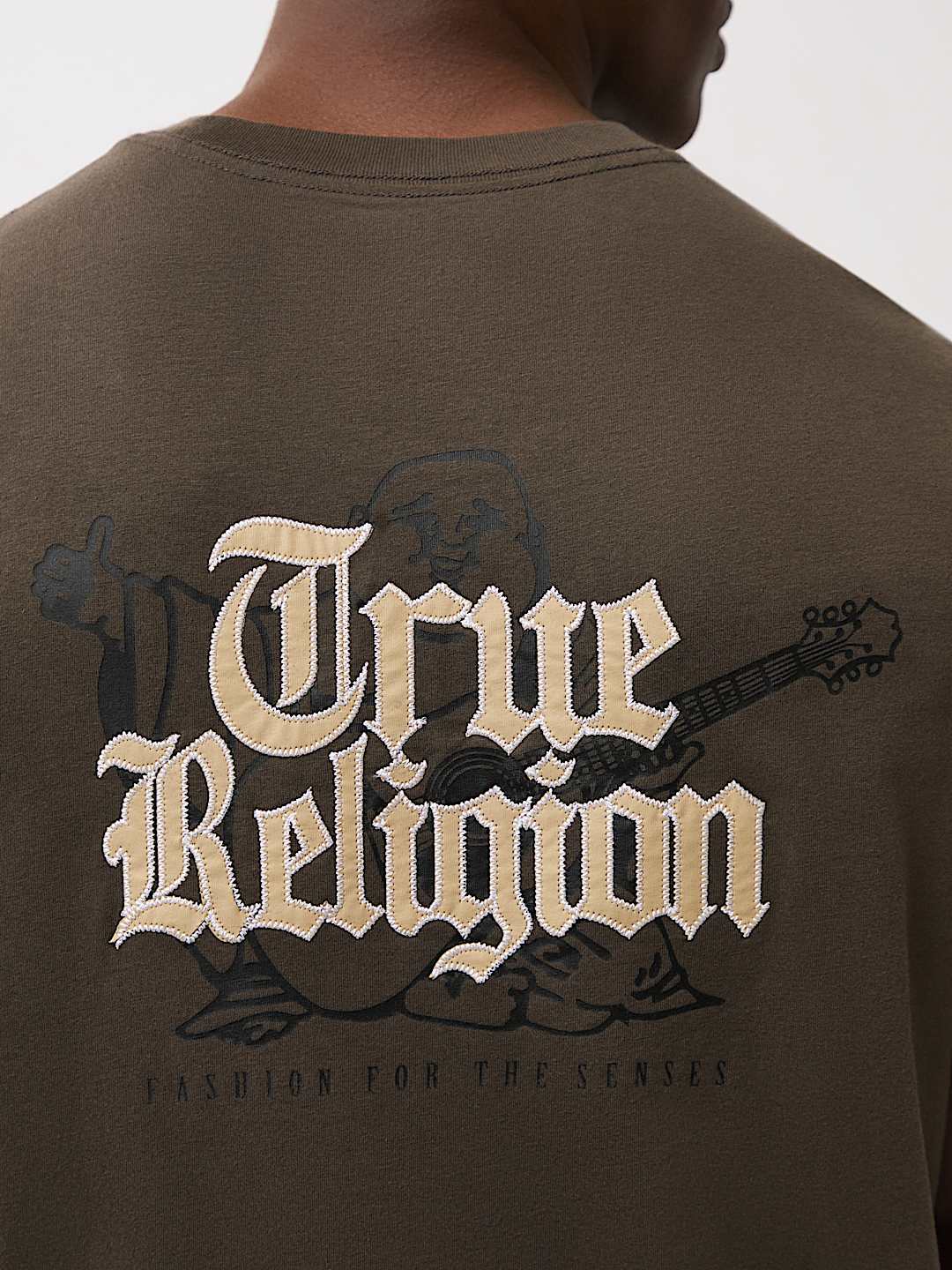 STITCHED LOGO BUDDHA TEE