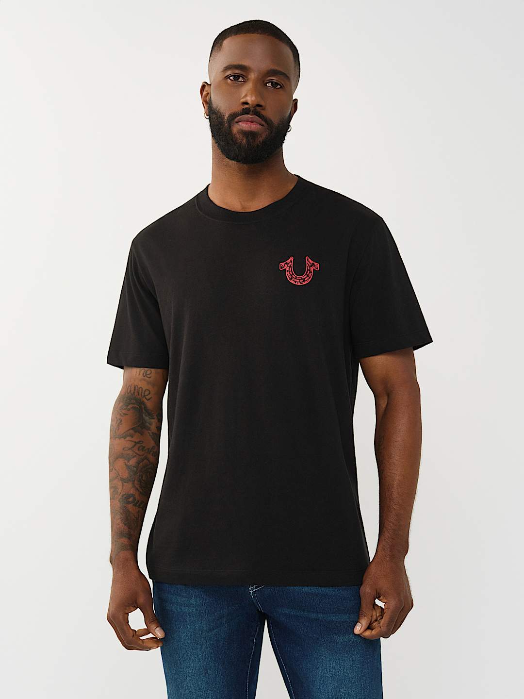 T-SHIRT &Agrave; MOTIF DE FER &Agrave; CHEVAL EN SPIRALE