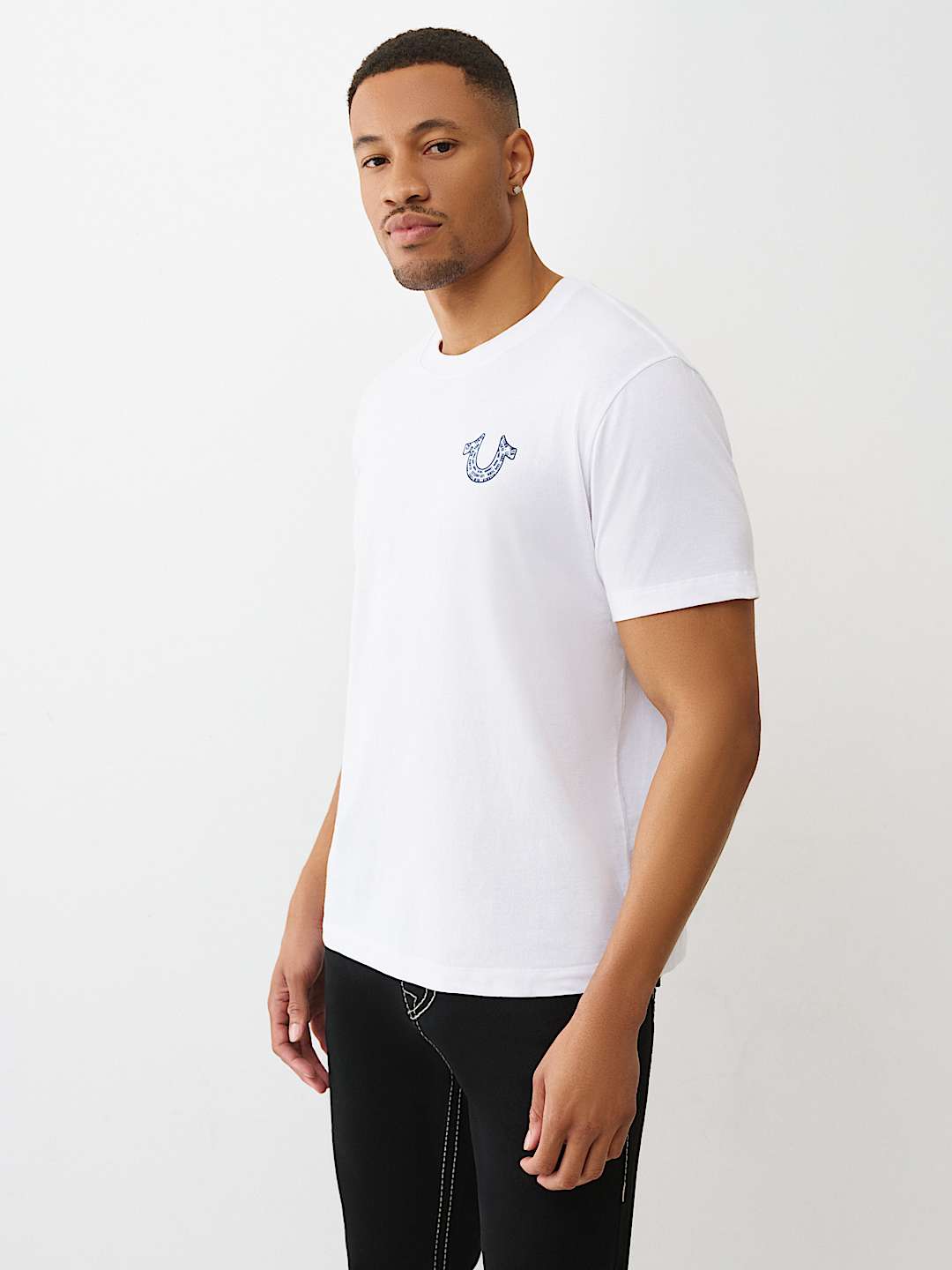 CAMISETA CON GR&Aacute;FICO DE HERRADURA Y ESPIRAL, image 3