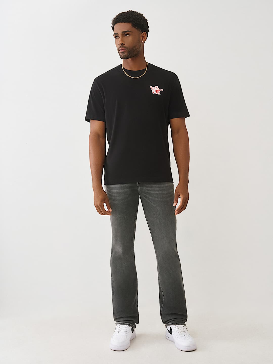 CURVED BUDDHA LOGO TEE, image 5