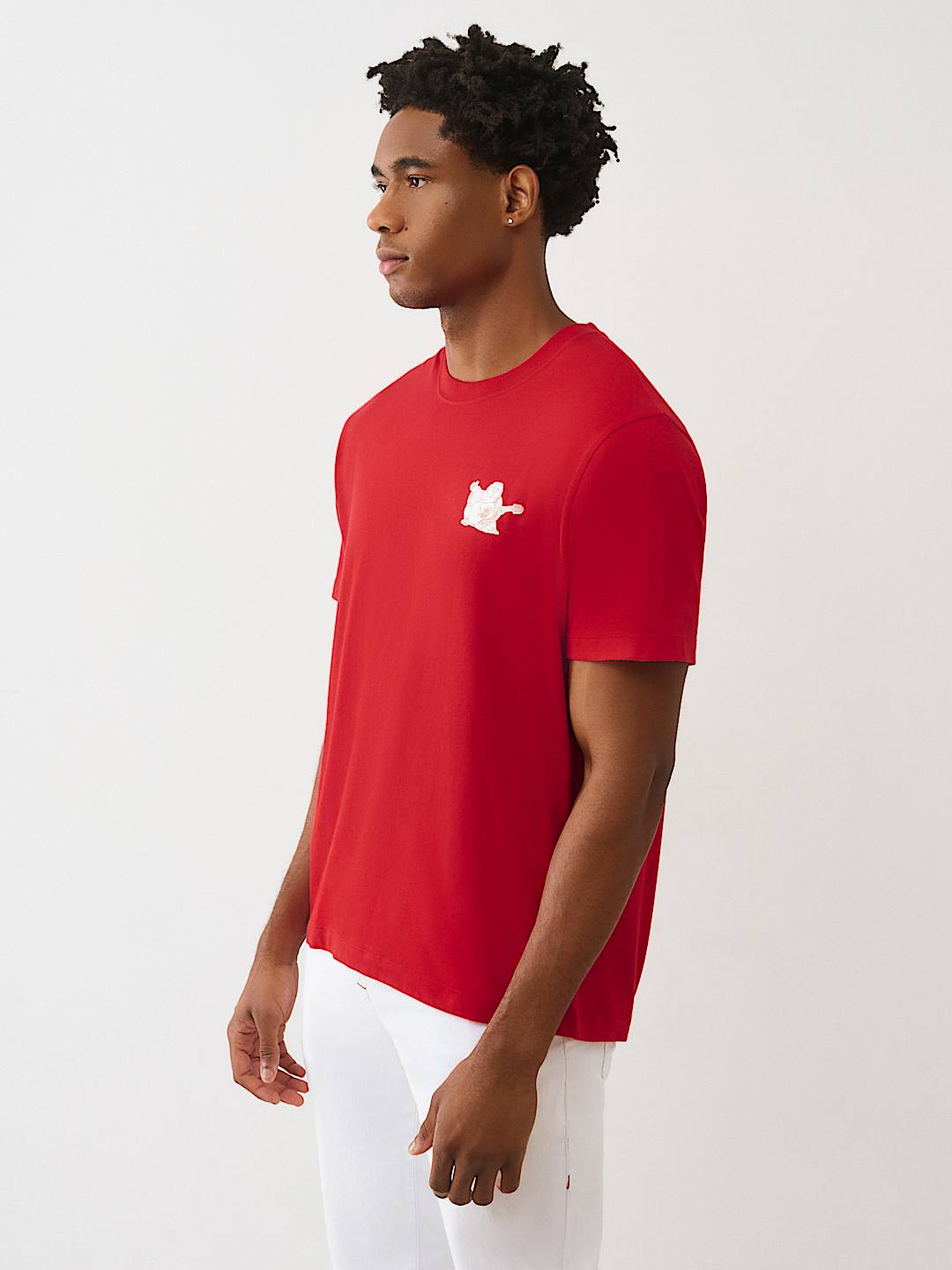 CURVED BUDDHA LOGO TEE, image 3