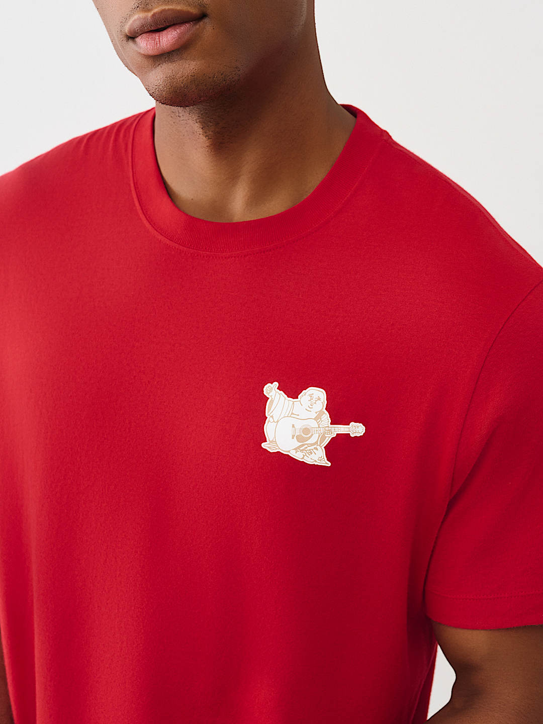 CURVED BUDDHA LOGO TEE, image 4