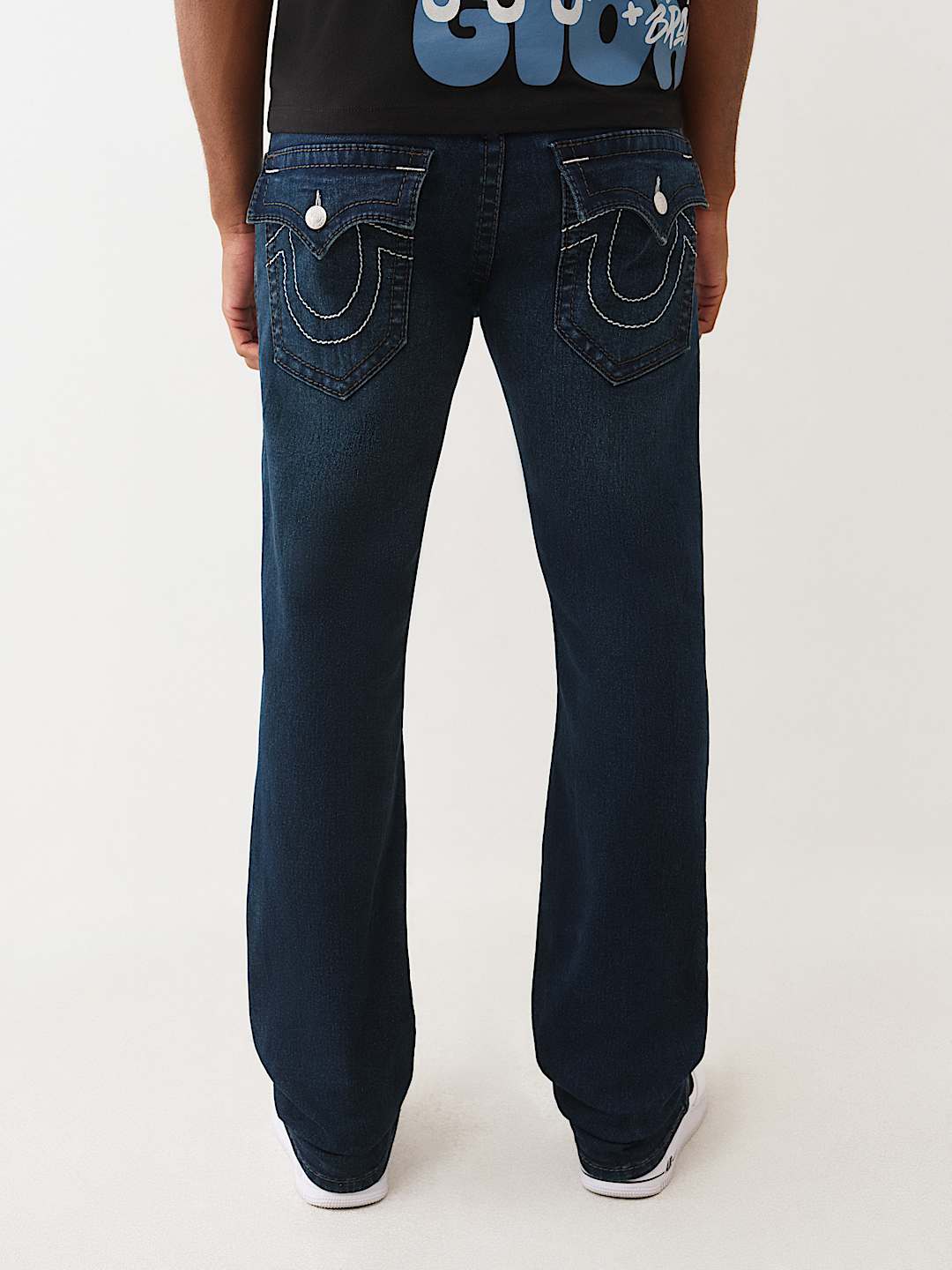 RICKY BIG T STRAIGHT JEAN - DARK MOUTAINSIDE WASH | True Religion