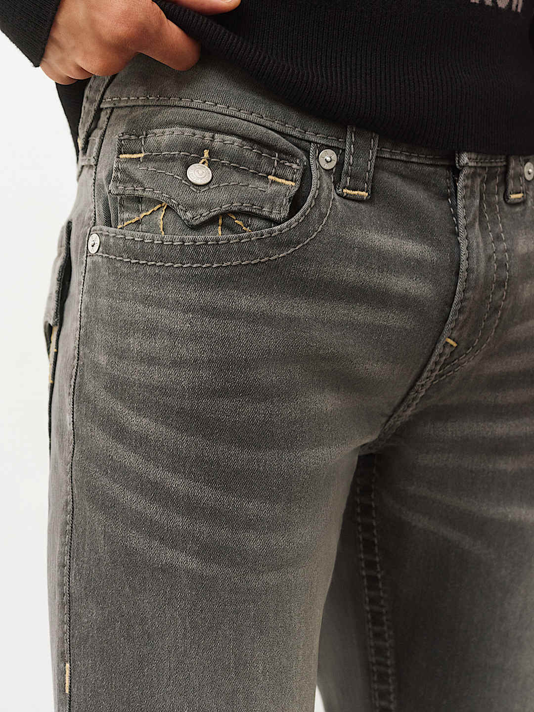 JEANS RECTOS RICKY BIG T CON SOLAPAS DE 34", image 4