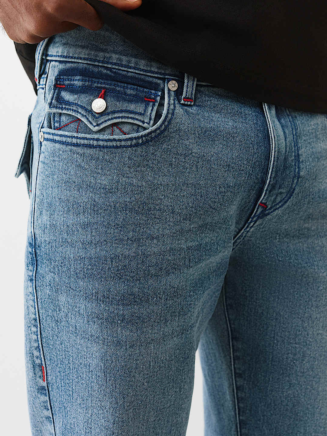 JEANS CORTE DE BOTA BILLY CON SOLAPA DE 34", image 4