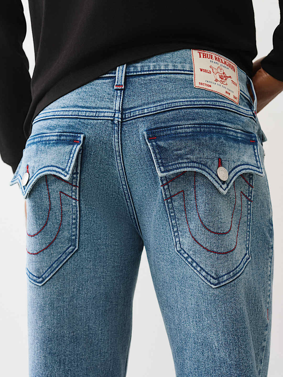 JEANS CORTE DE BOTA BILLY CON SOLAPA DE 34", image 1