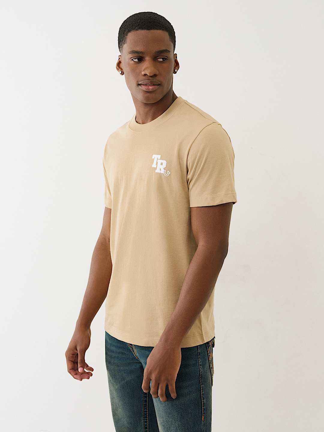 FLOCKED LOGO TEE, image 3