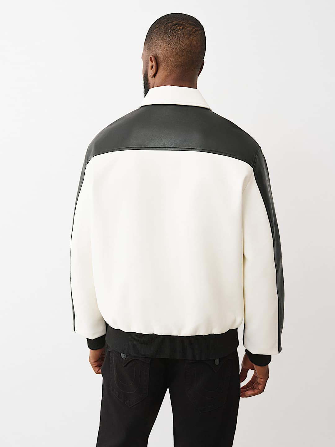 COLOR BLOCKED LOGO RACING JACKET, image 2