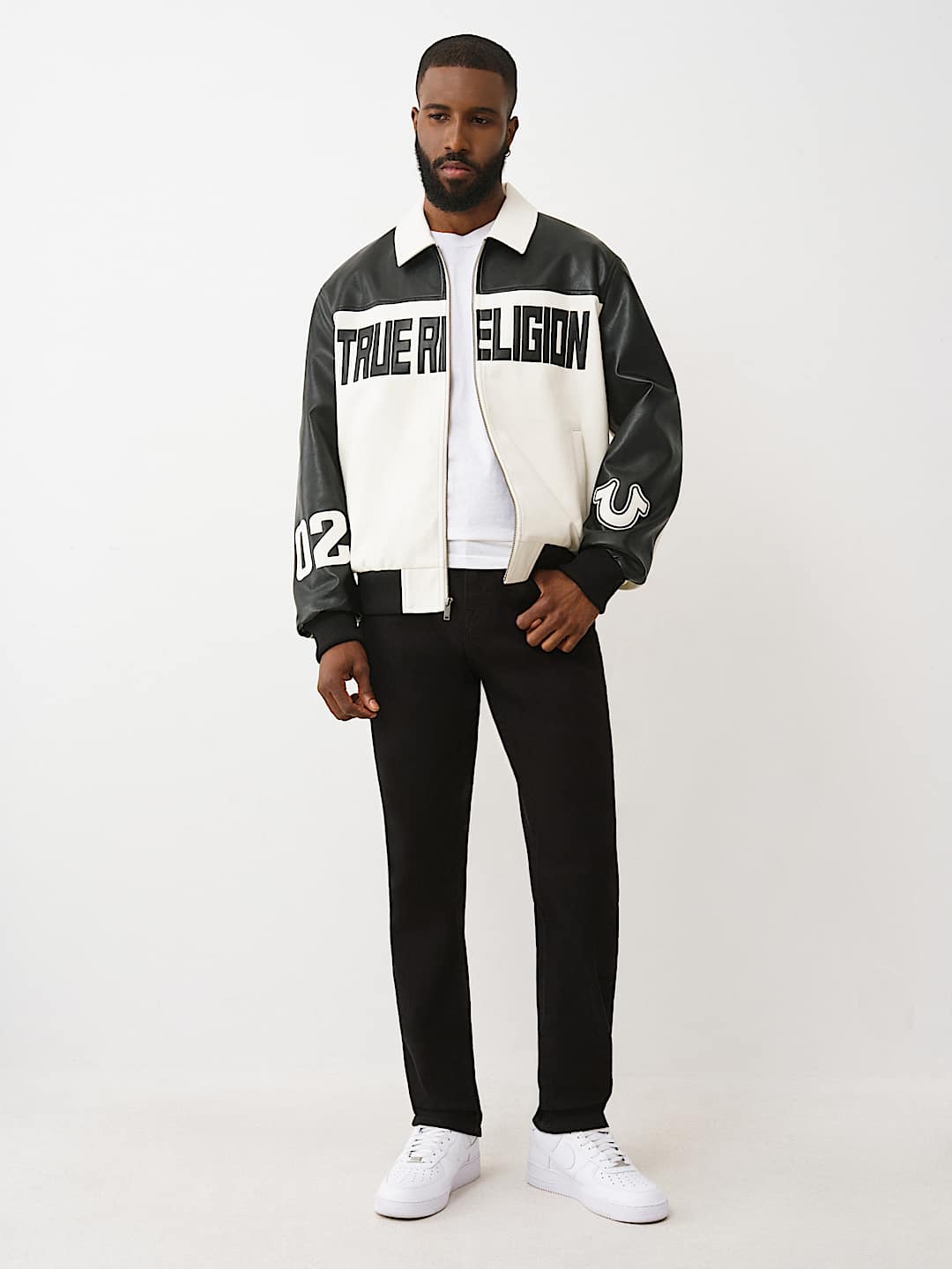 COLOR BLOCKED LOGO RACING JACKET, image 5