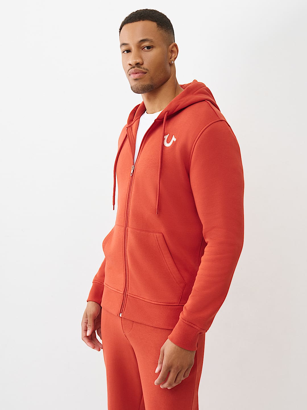 TRUE EMBROIDERED ZIP HOODIE, image 3