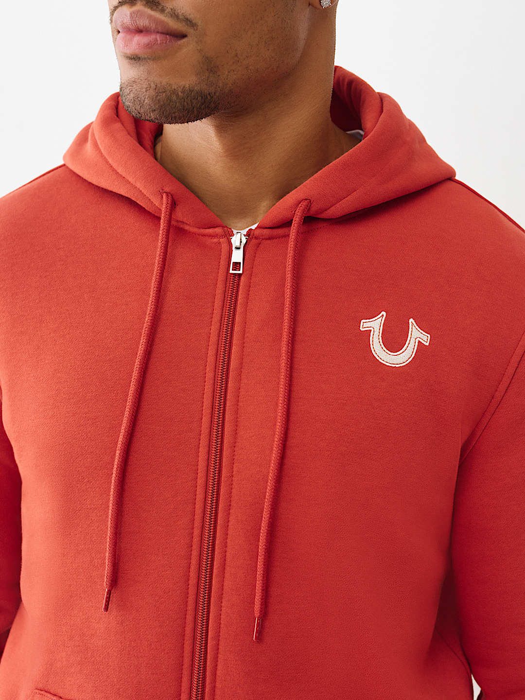 TRUE EMBROIDERED ZIP HOODIE, image 4