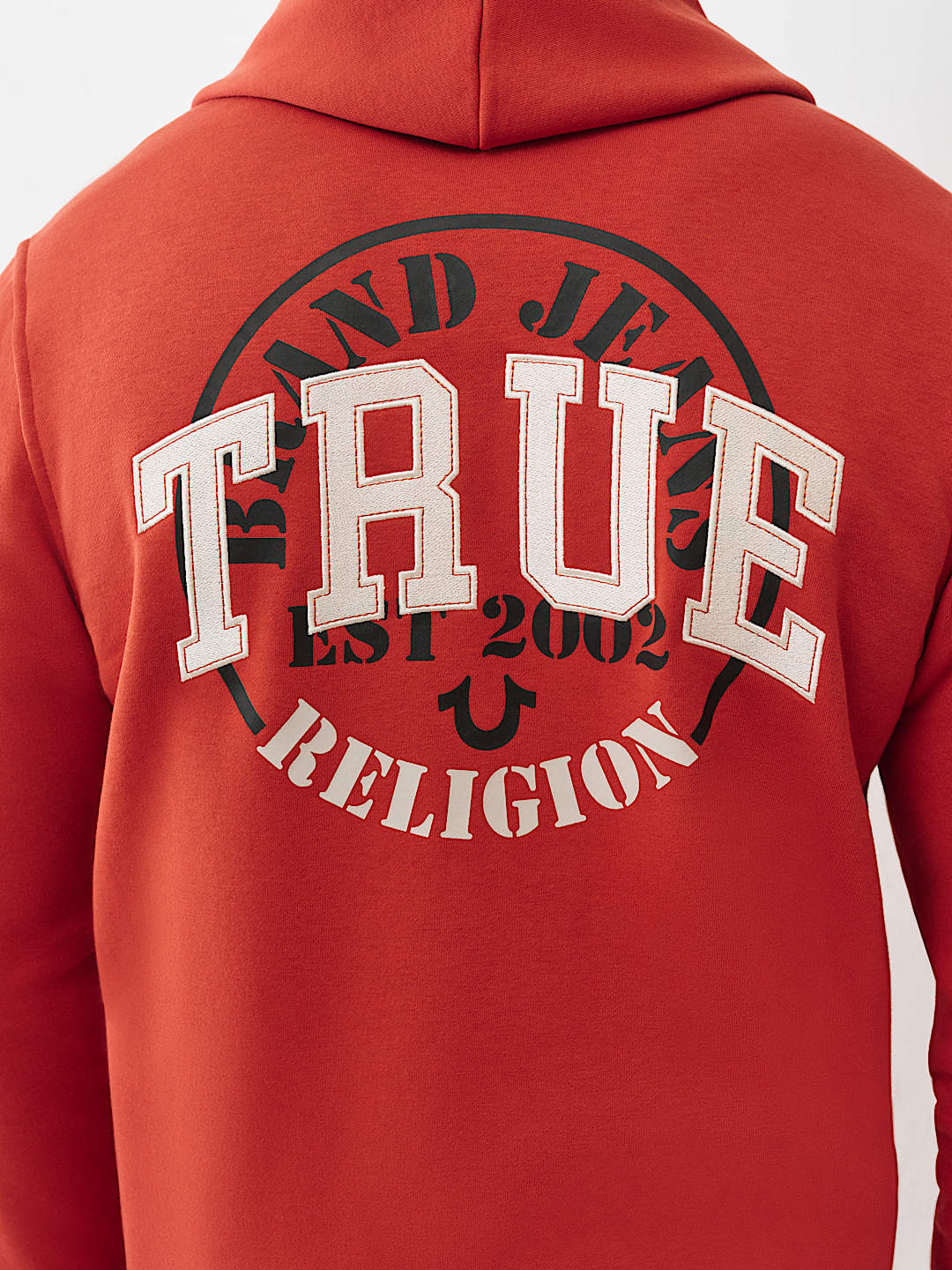 TRUE EMBROIDERED ZIP HOODIE, image 1