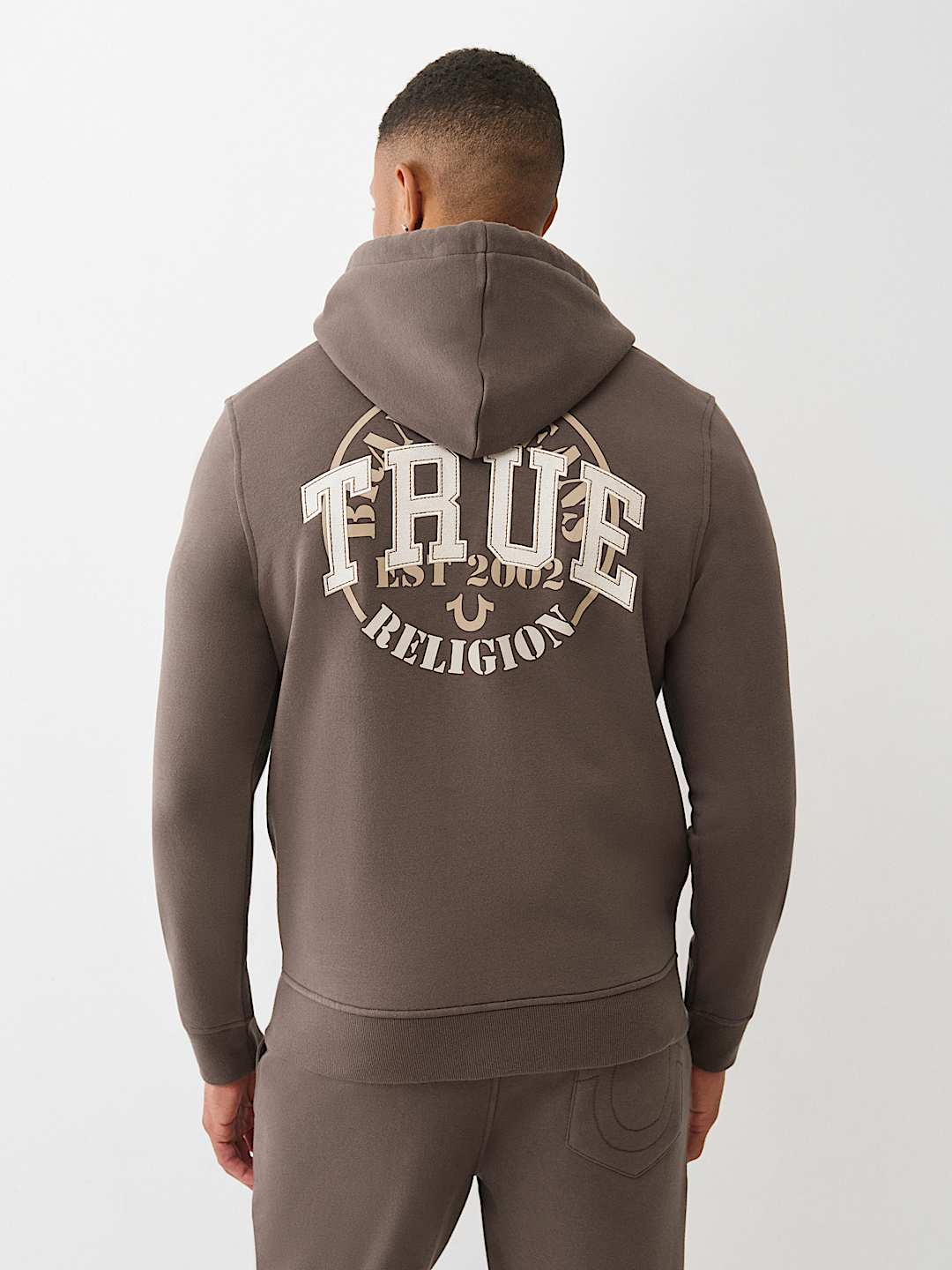 TRUE EMBROIDERED ZIP HOODIE, image 1