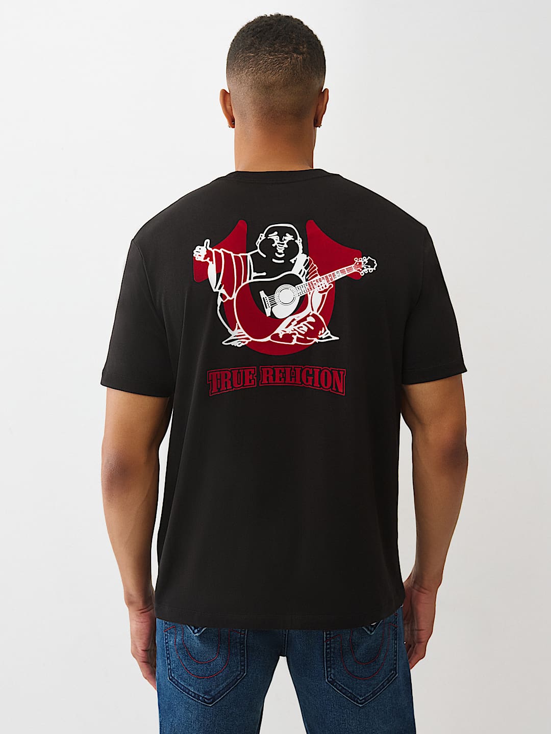 HORSESHOE BUDDHA GRAPHIC TEE