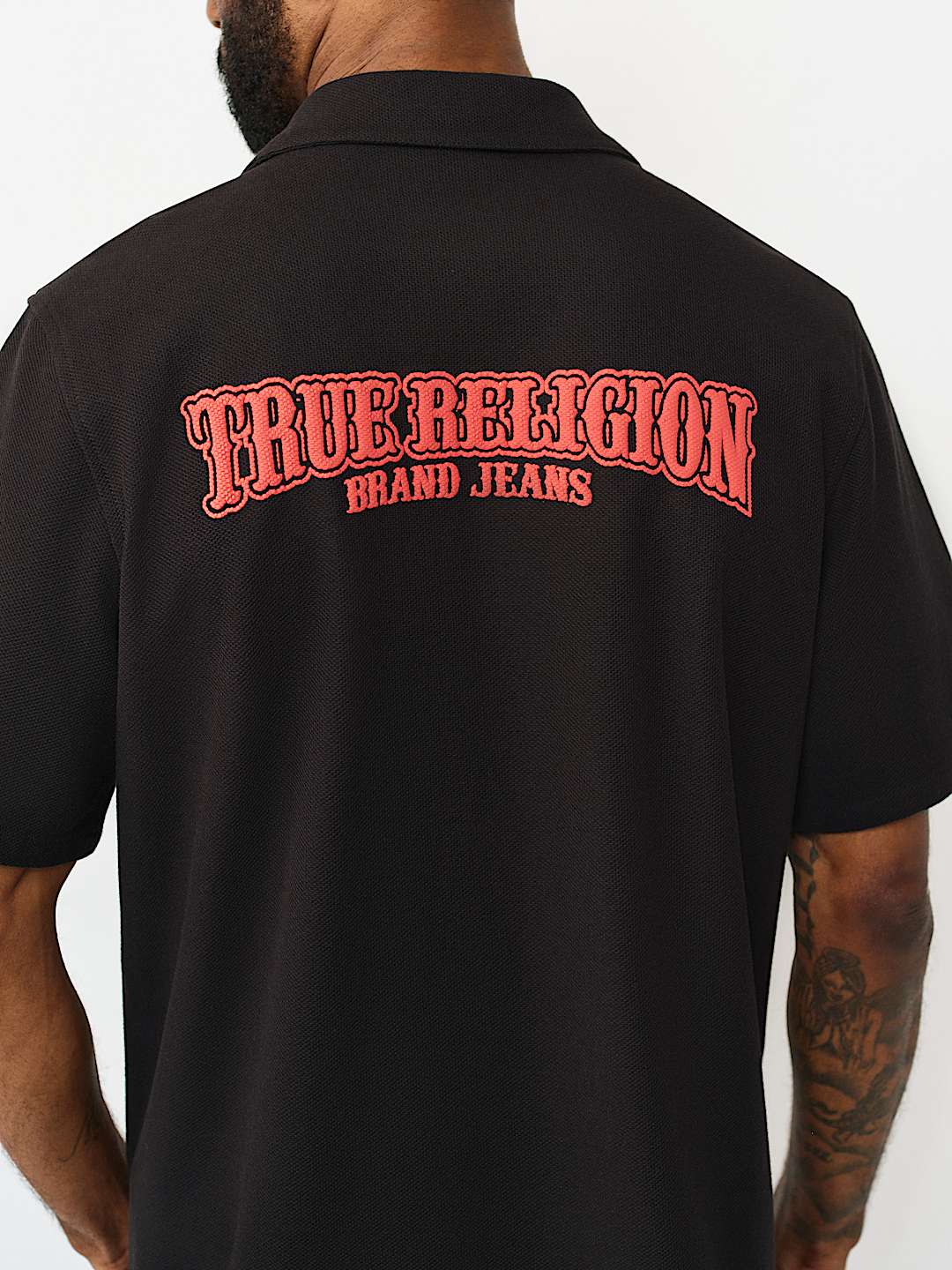 CONTRAST HONEYCOMB PIQU&Eacute; SHIRT, image 5