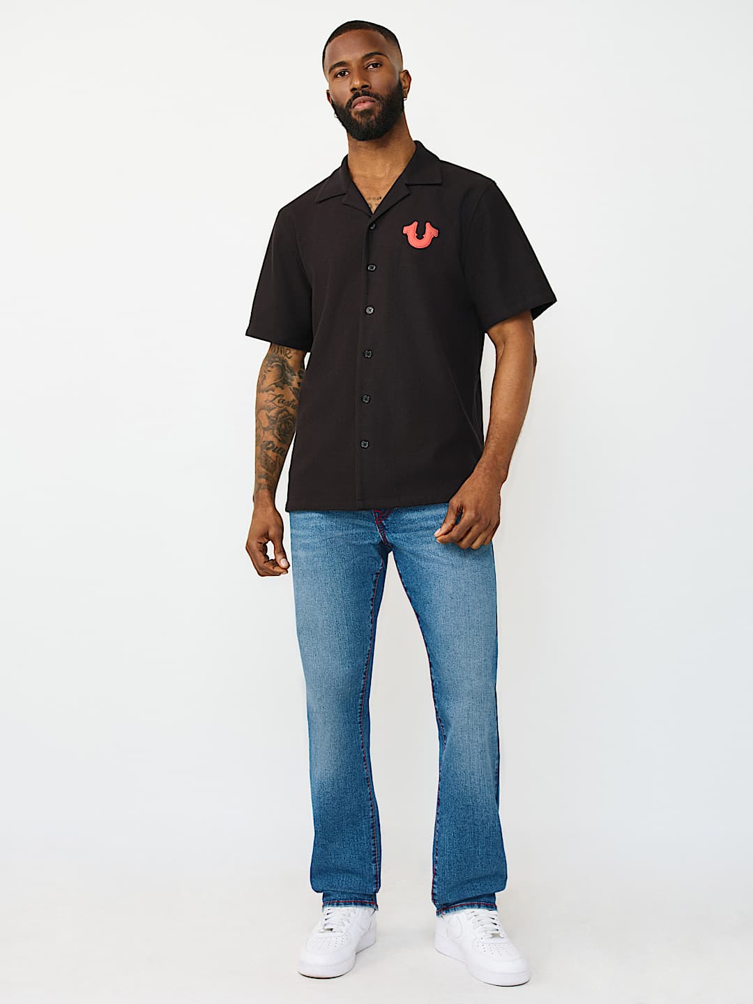 CONTRAST HONEYCOMB PIQU&Eacute; SHIRT, image 6