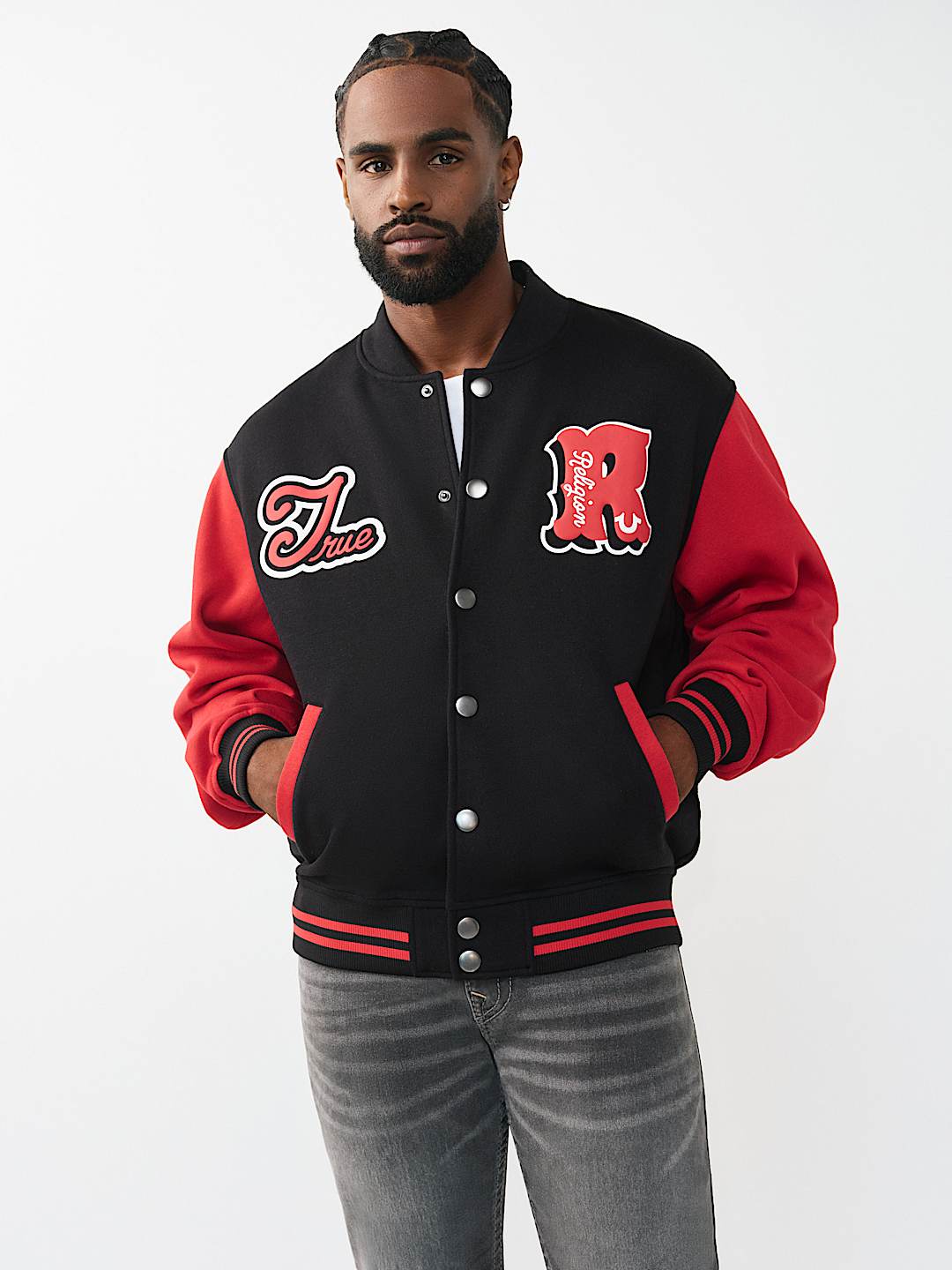 CHAQUETA UNIVERSITARIA FLEECE VARSITY WORLD TOUR, image 2