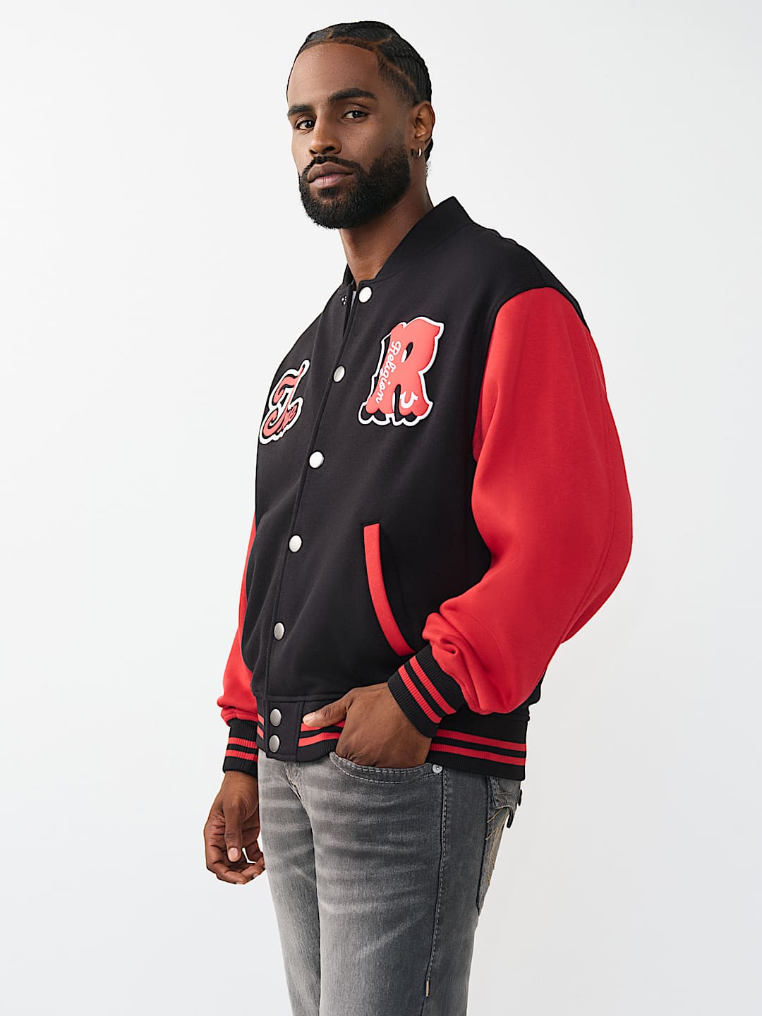 CHAQUETA UNIVERSITARIA FLEECE VARSITY WORLD TOUR, image 3