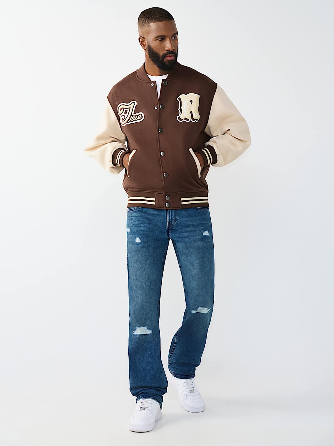 CHAQUETA UNIVERSITARIA FLEECE VARSITY WORLD TOUR, image 6