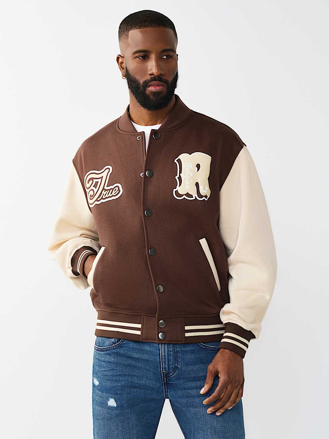 CHAQUETA UNIVERSITARIA FLEECE VARSITY WORLD TOUR, image 1