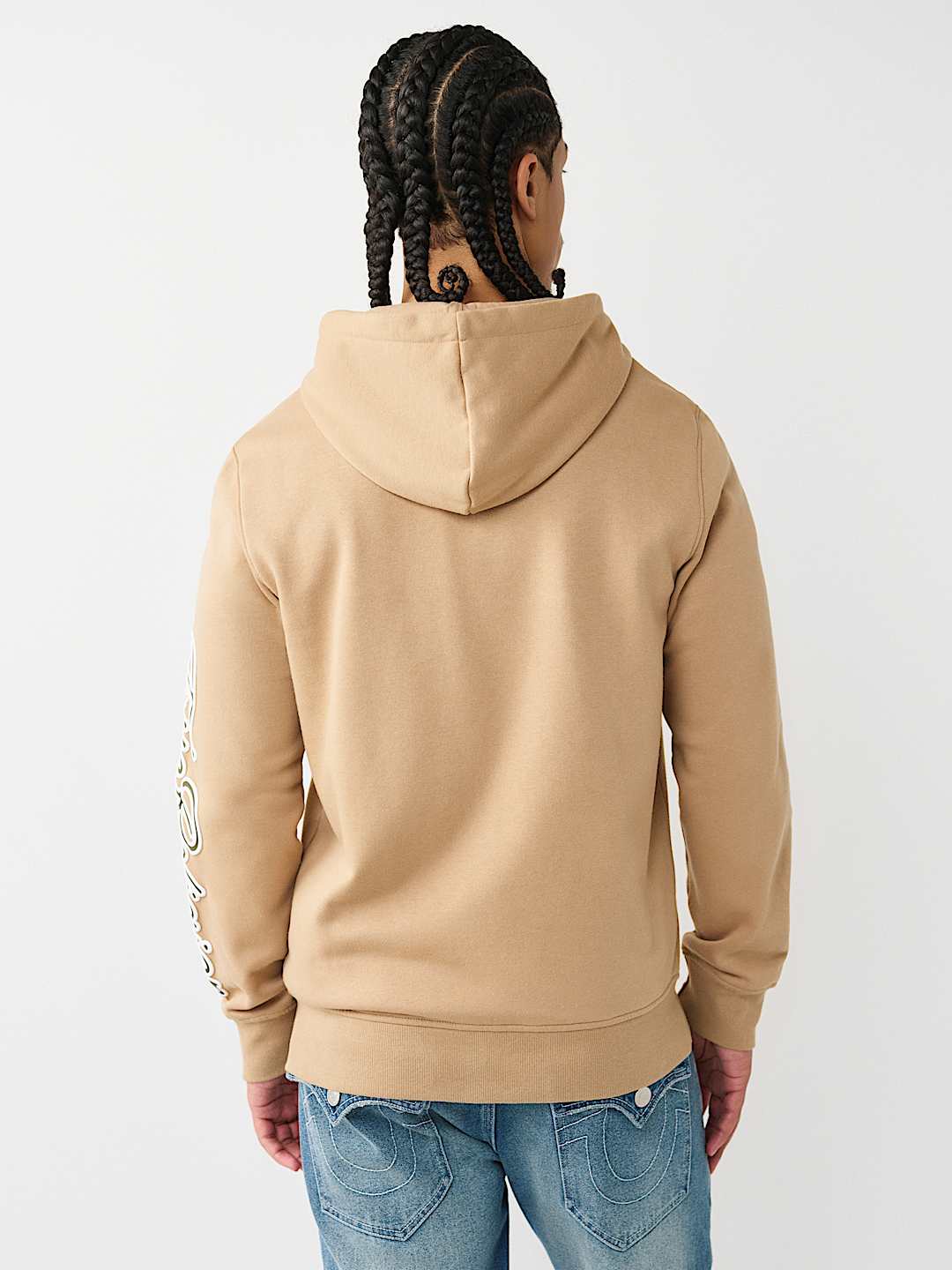 DIAGONAL LOGO ZIP HOODIE, image 2