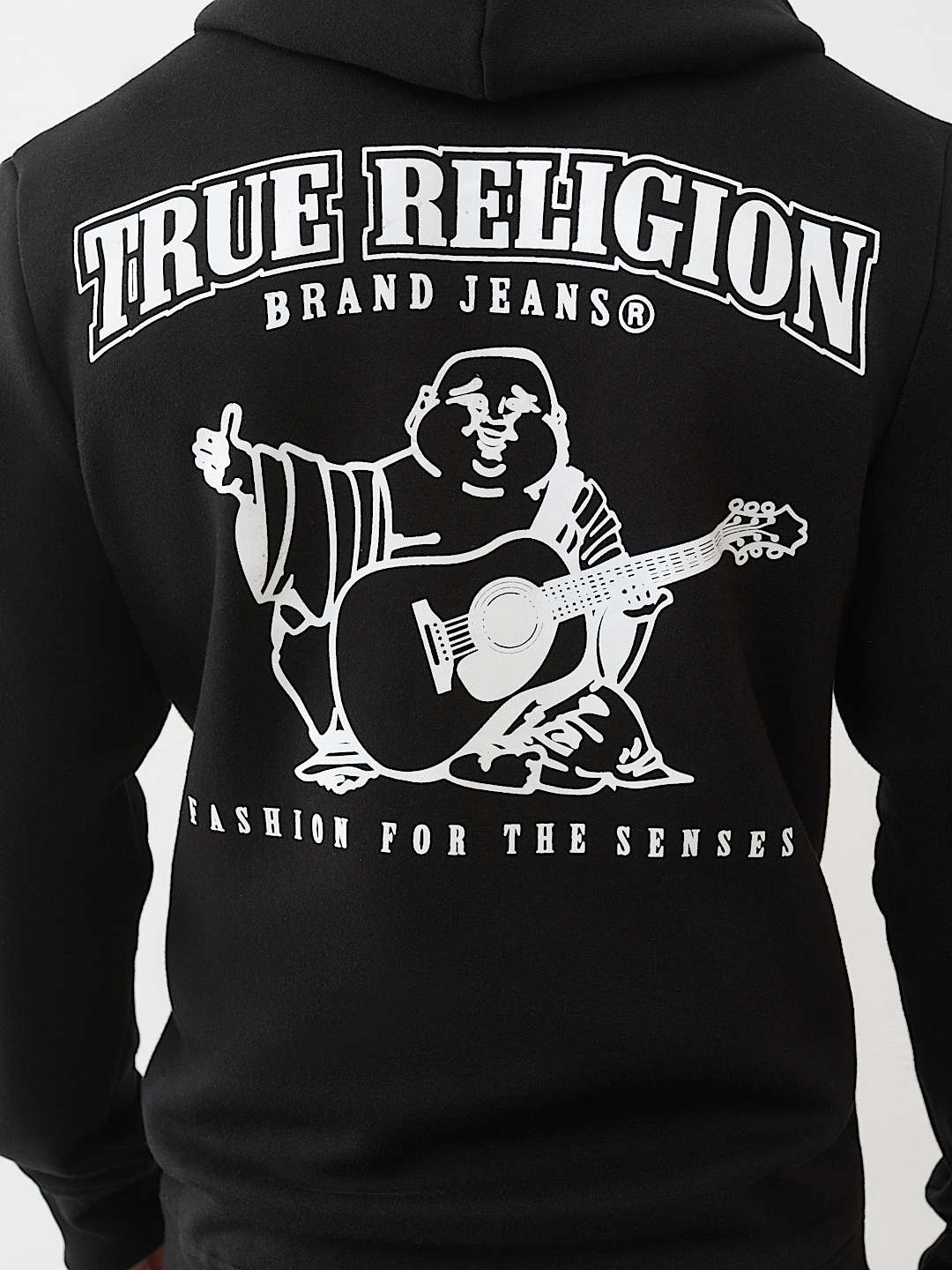 GLOSSY ARCHED LOGO ZIP HOODIE, image 5