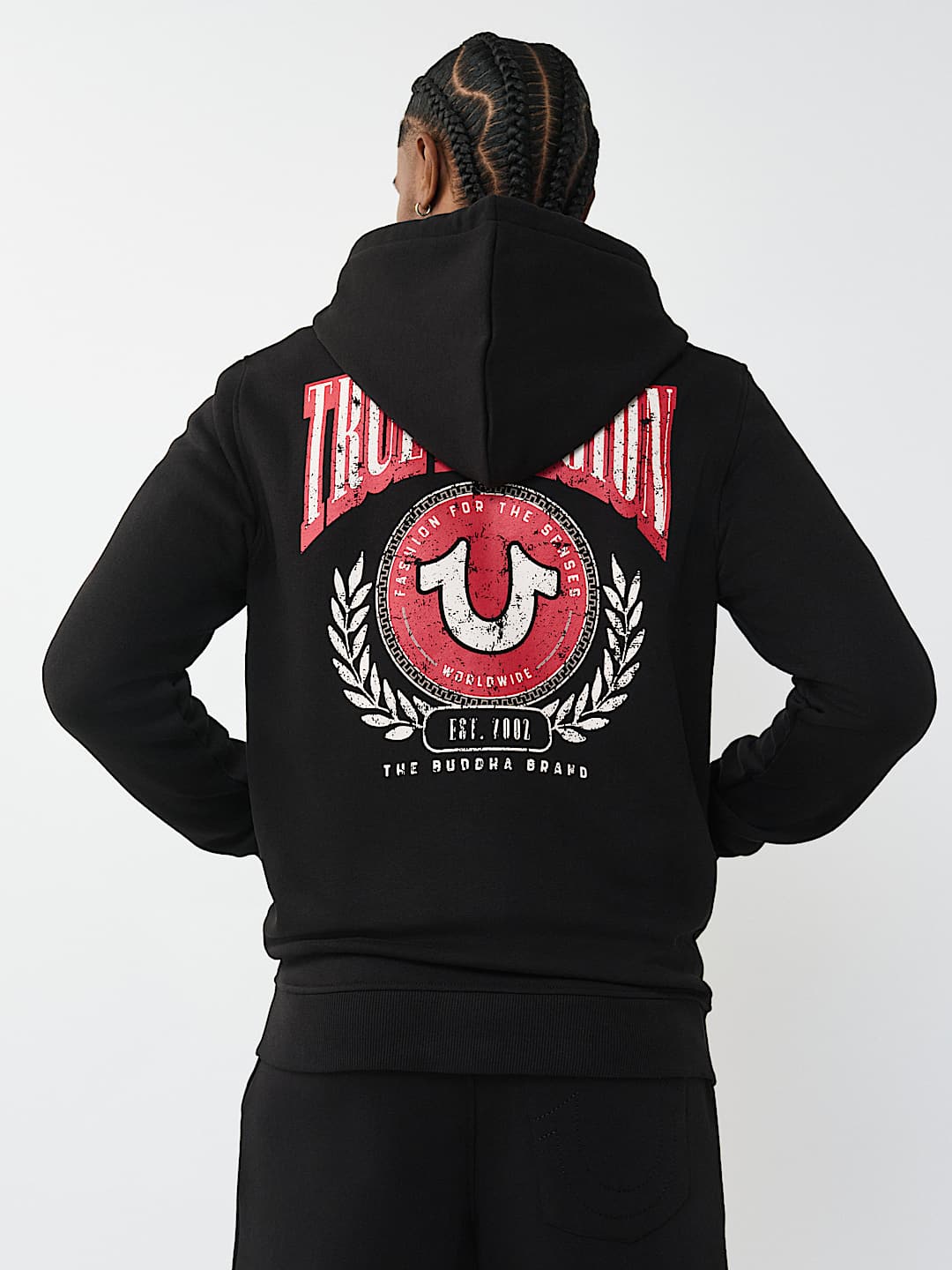 SUDADERA CON CAPUCHA Y CIERRE CON HERRADURA COLLEGE, image 5