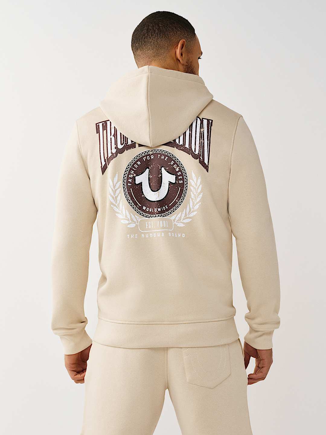 COLLEGE HORSESHOE ZIP HOODIE