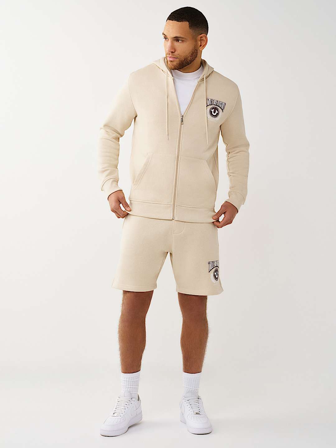 COLLEGE HORSESHOE ZIP HOODIE