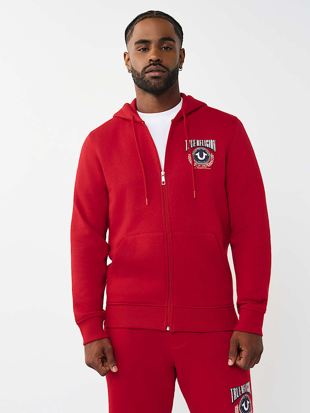 COLLEGE HORSESHOE ZIP HOODIE, image 2