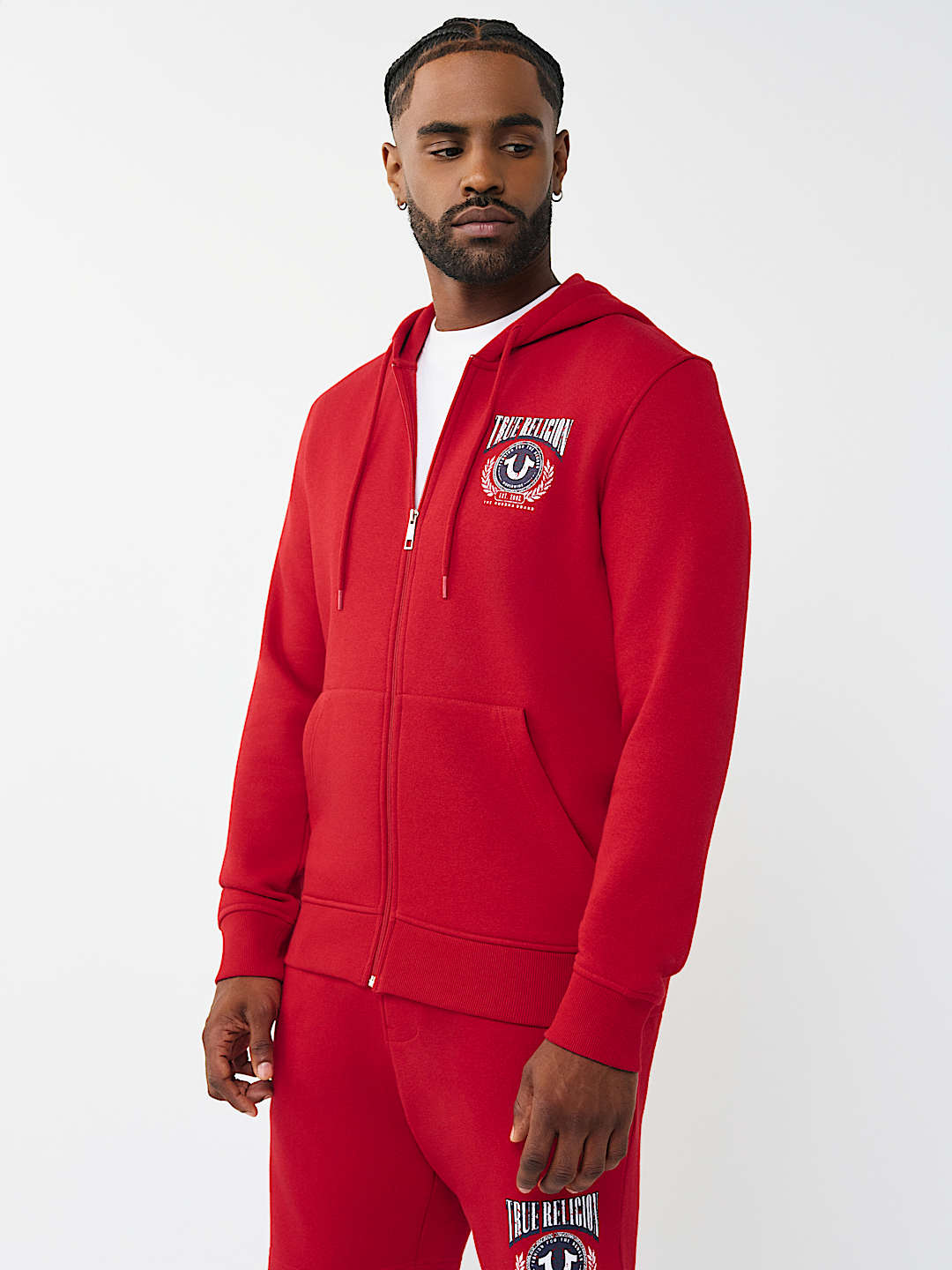 COLLEGE HORSESHOE ZIP HOODIE, image 3