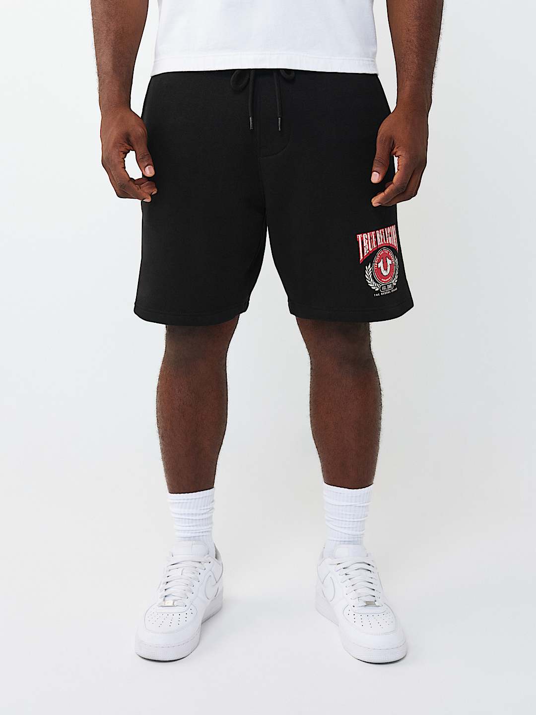 COLLEGE HORSESEHOE SWEATSHORT, image 3