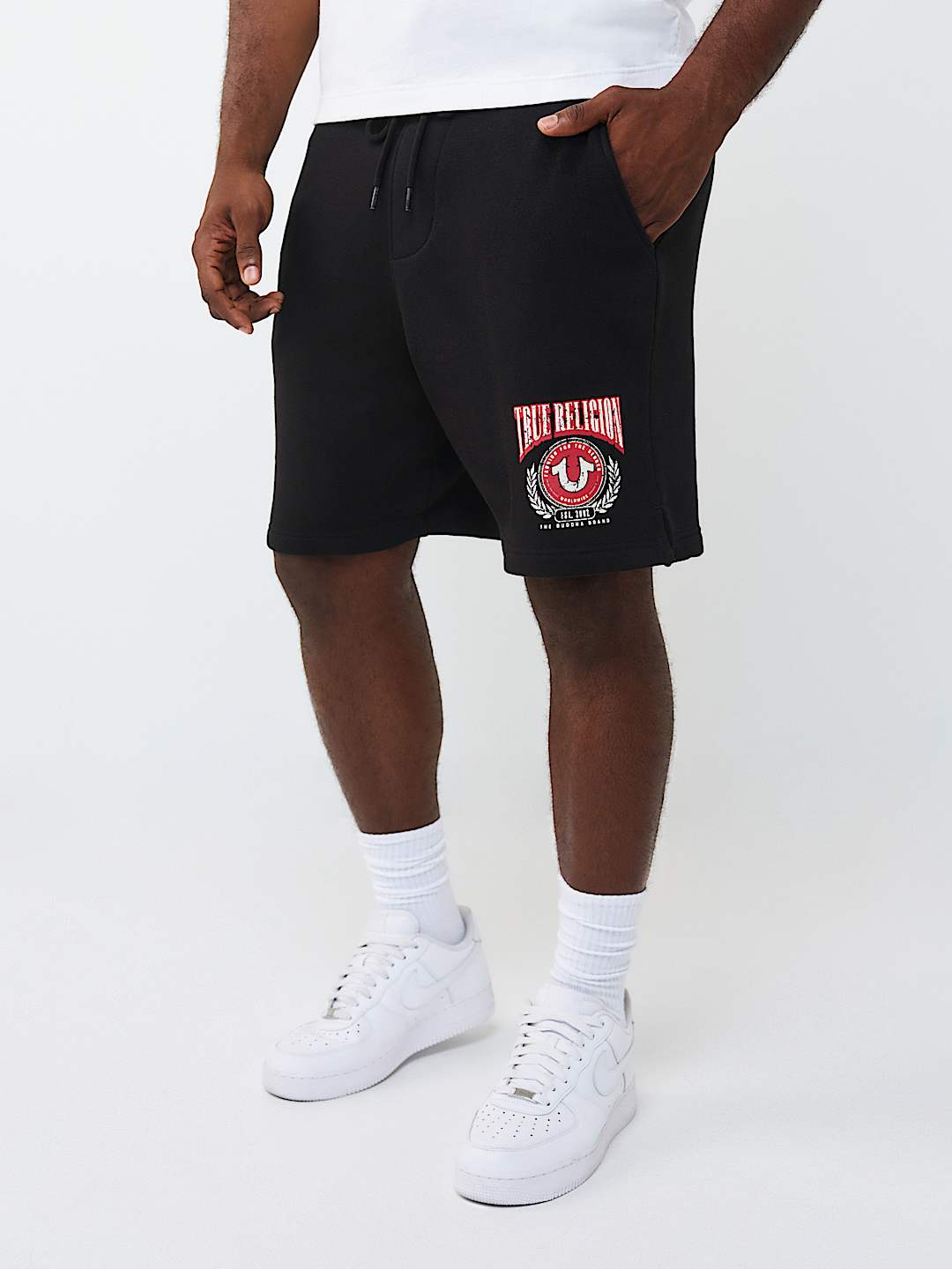 COLLEGE HORSESEHOE SWEATSHORT, image 4
