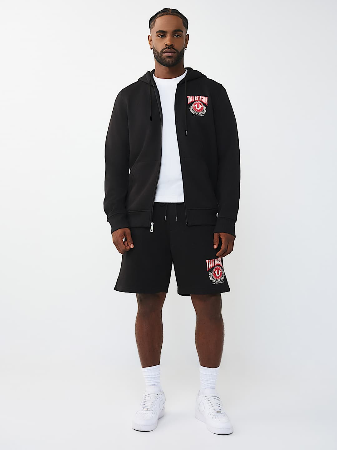 COLLEGE HORSESEHOE SWEATSHORT, image 6