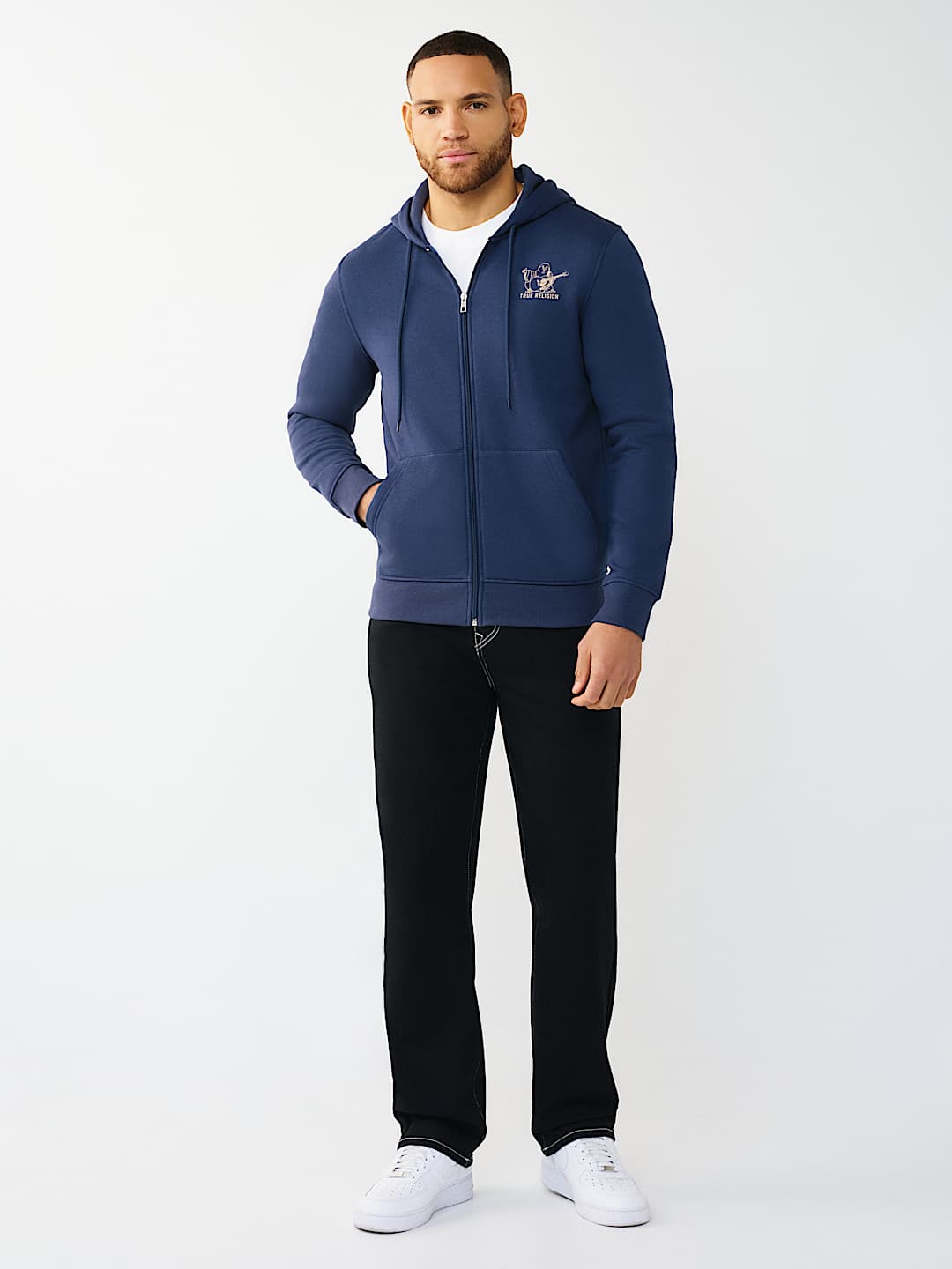 FASHION SENSES LOGO ZIP HOODIE, image 6